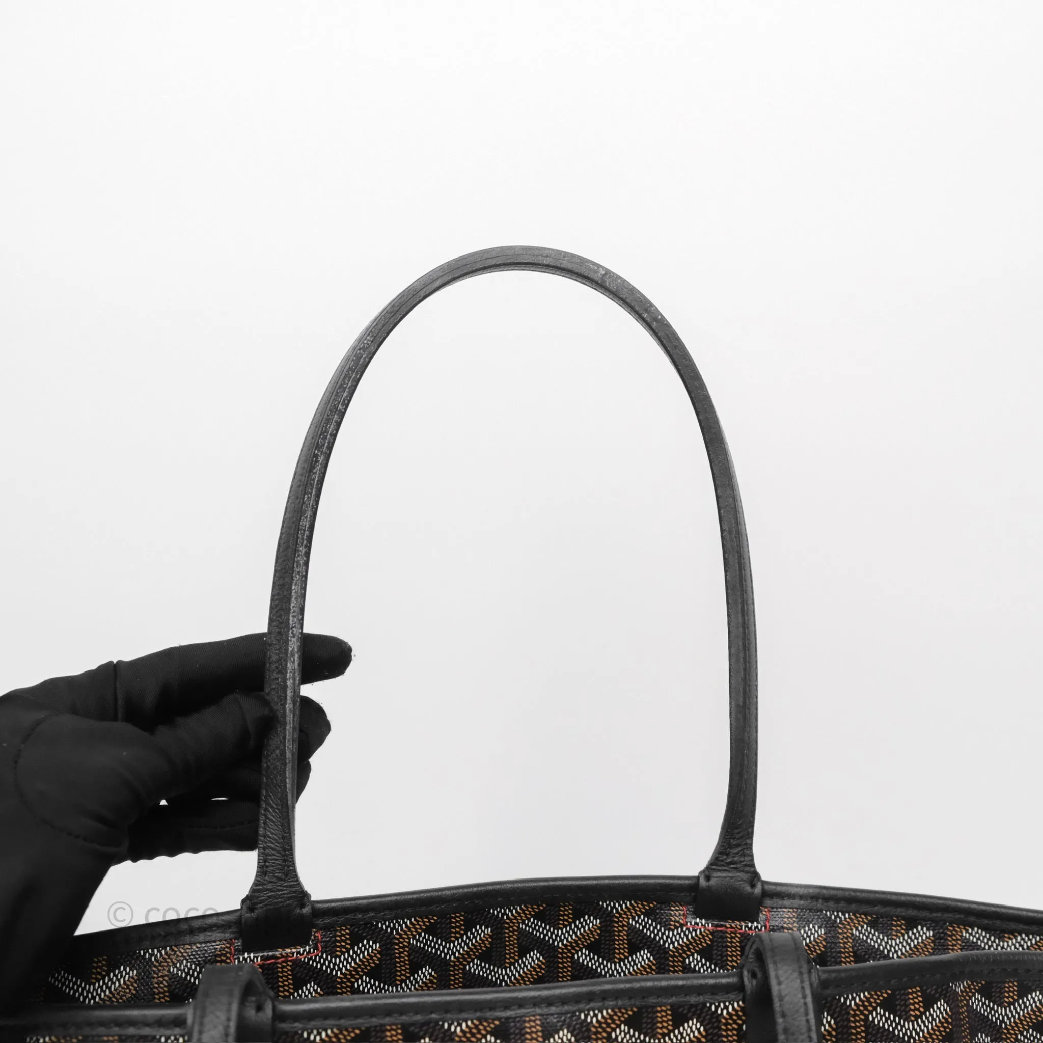 Goyard Artois Tote PM Goyardine Canvas Black