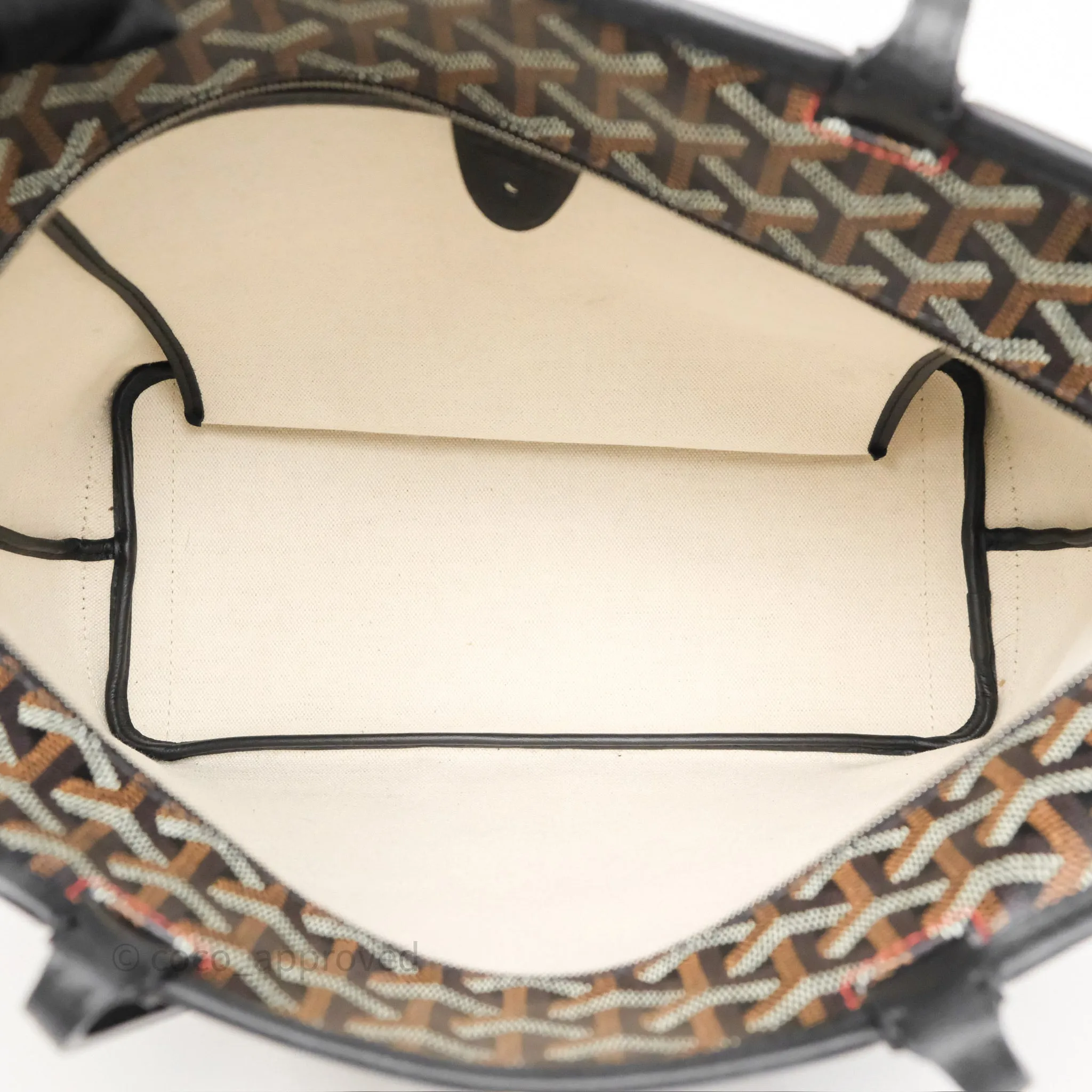Goyard Artois Tote PM Goyardine Canvas Black
