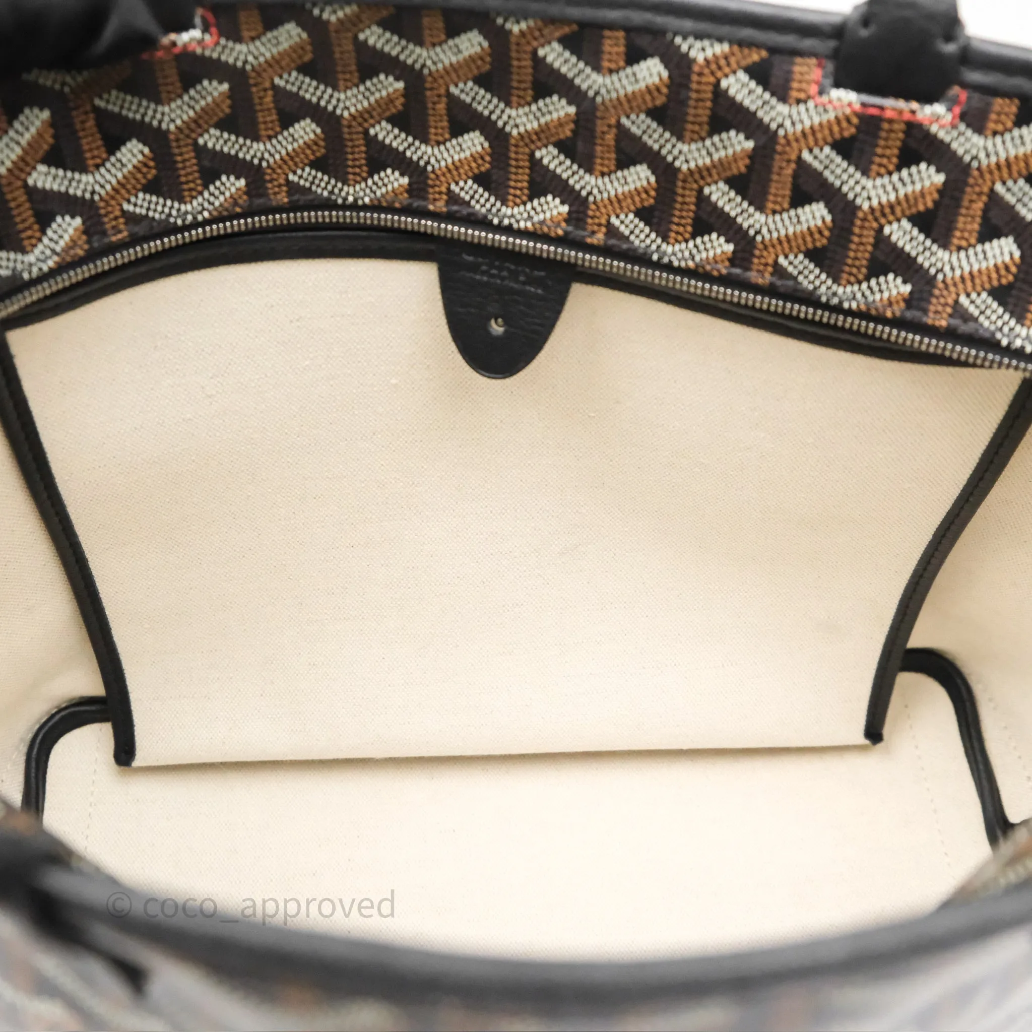 Goyard Artois Tote PM Goyardine Canvas Black