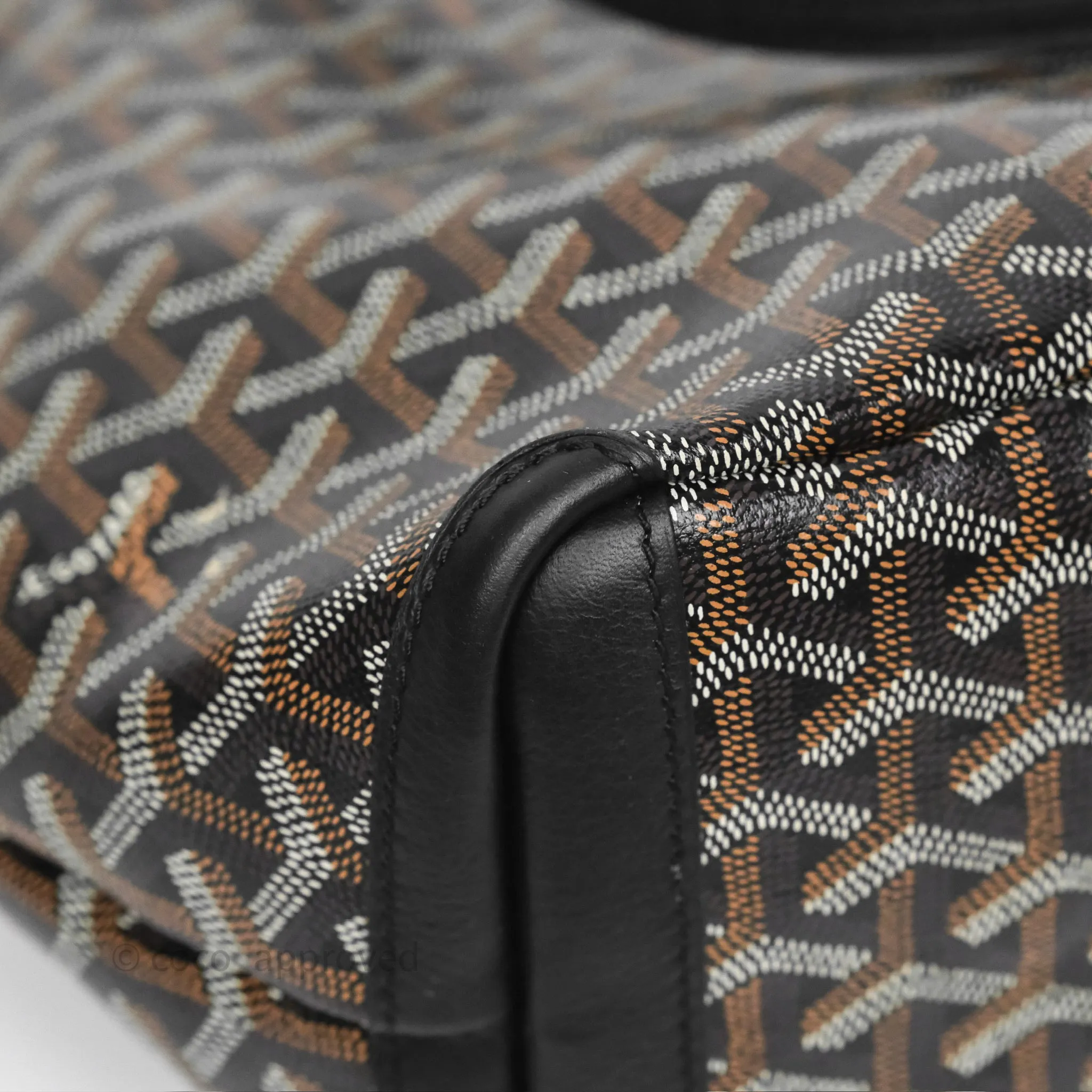 Goyard Artois Tote PM Goyardine Canvas Black