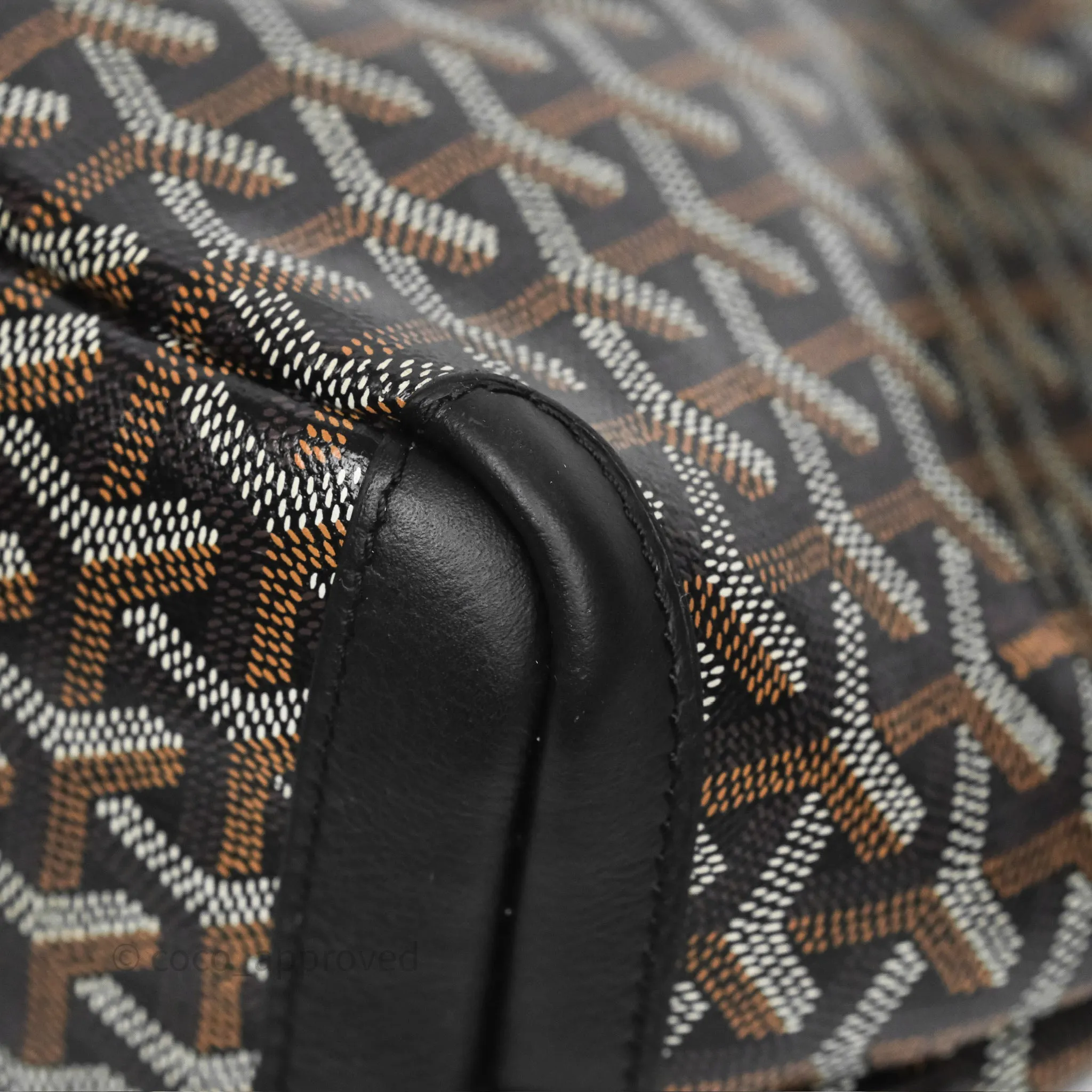 Goyard Artois Tote PM Goyardine Canvas Black