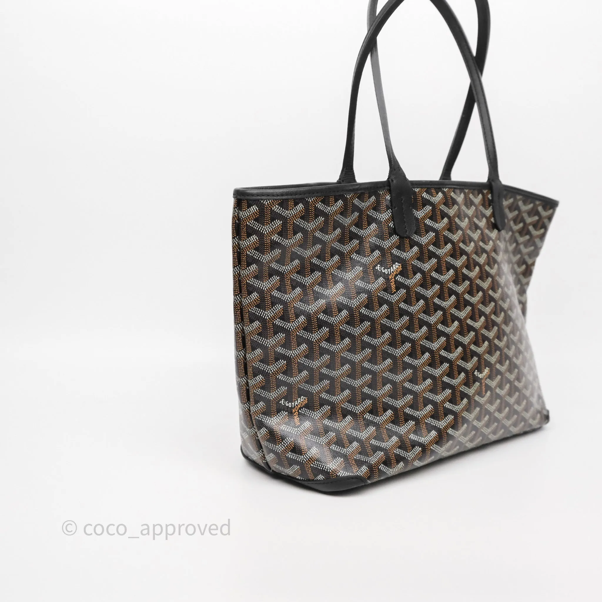 Goyard Artois Tote PM Goyardine Canvas Black