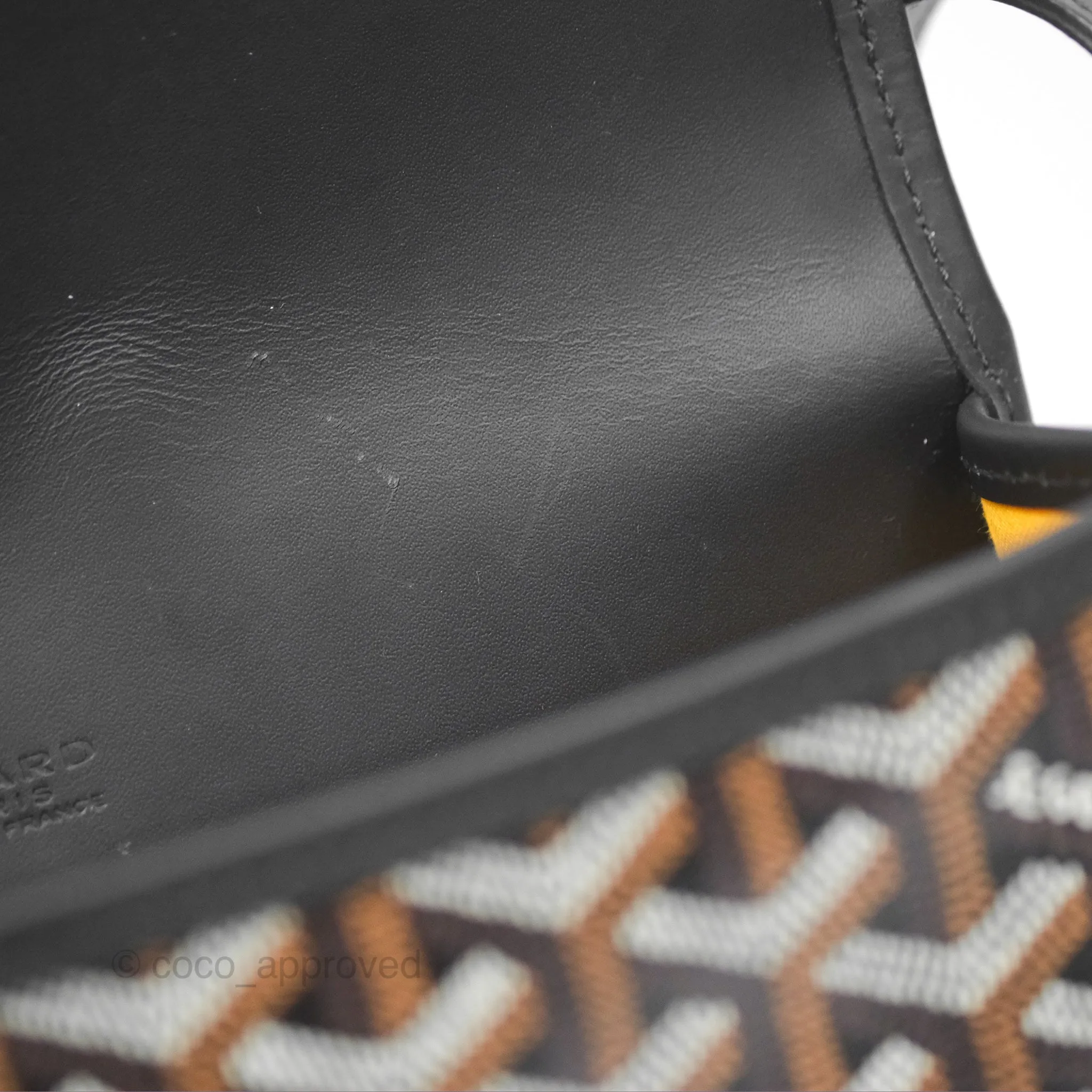 Goyard Belvedere II PM Messenger Bag Black Goyardine
