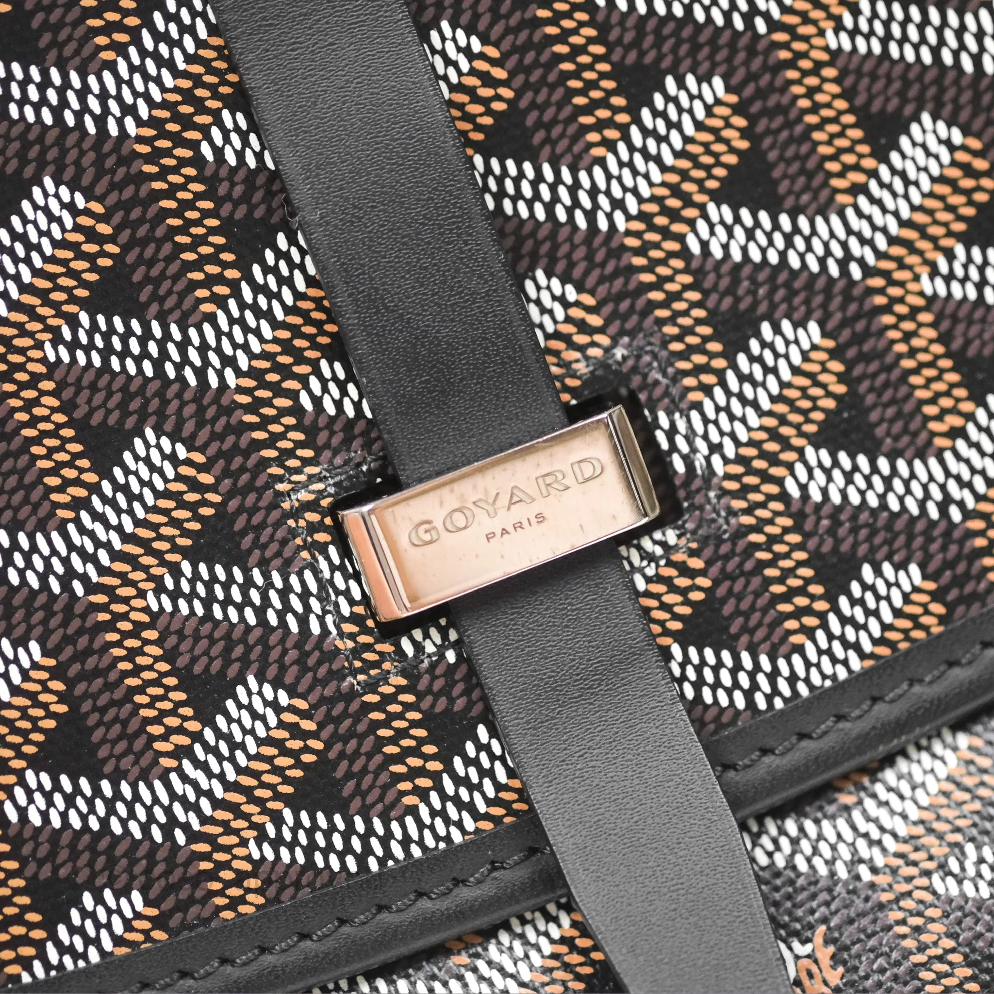 Goyard Belvedere II PM Messenger Bag Black Goyardine