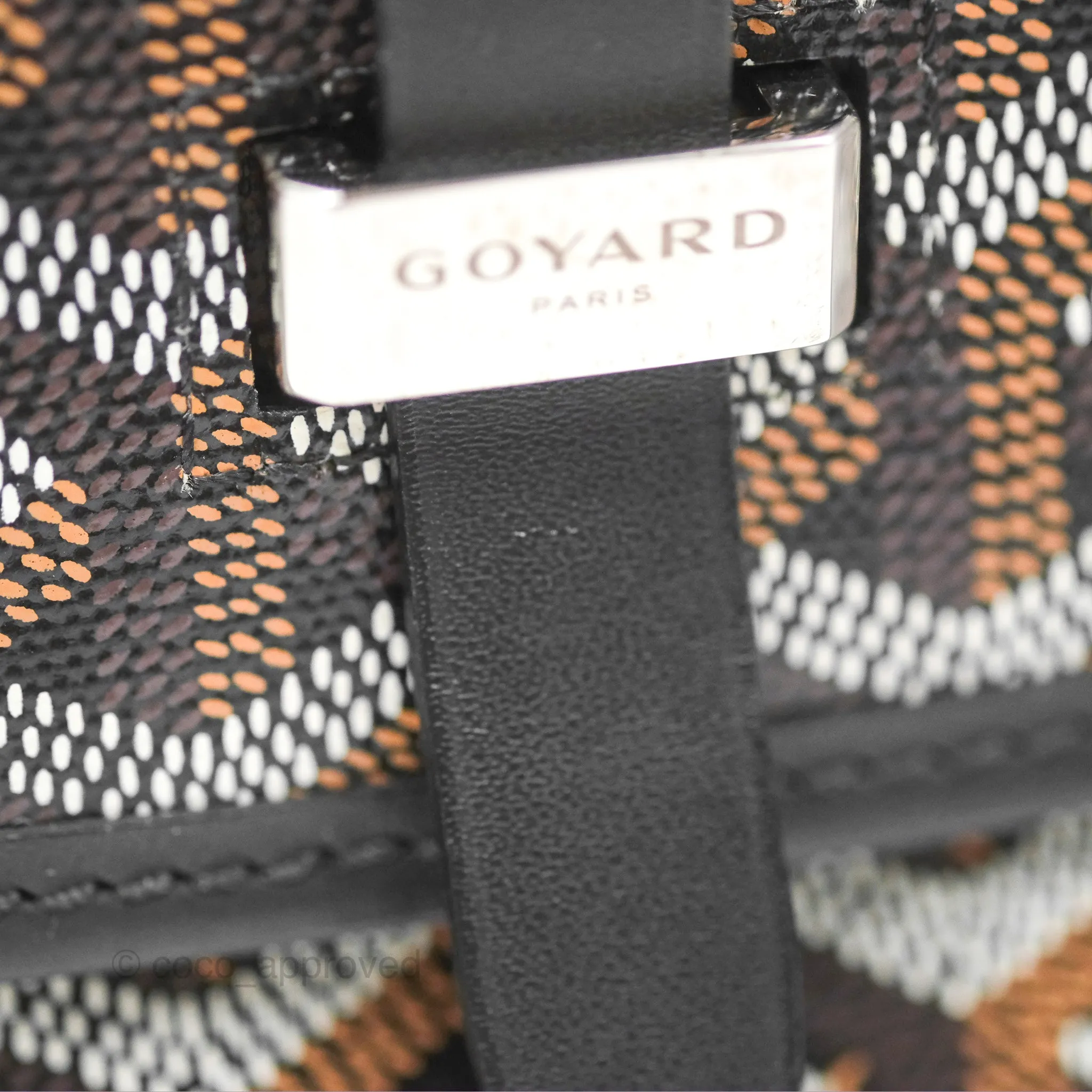 Goyard Belvedere II PM Messenger Bag Black Goyardine