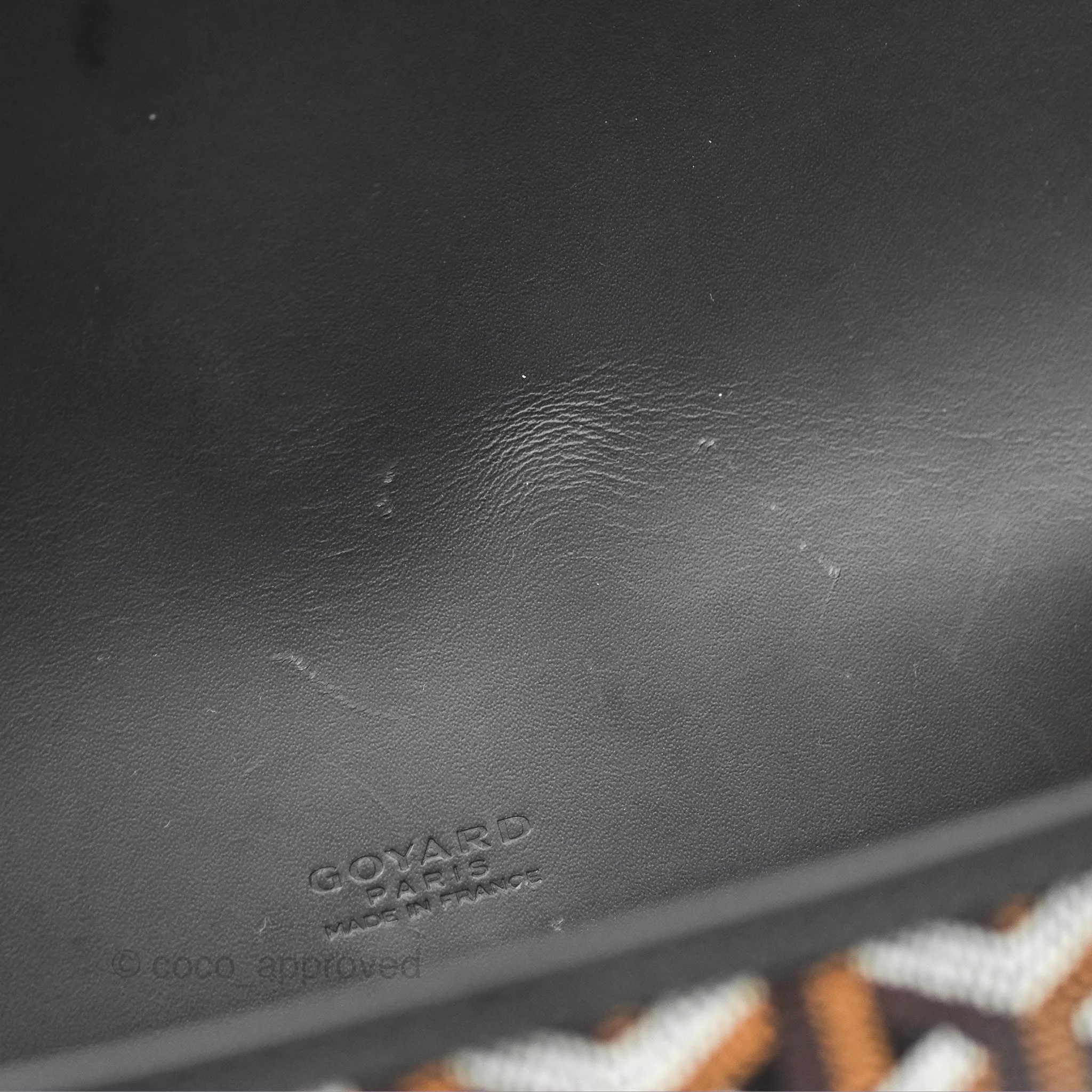 Goyard Belvedere II PM Messenger Bag Black Goyardine