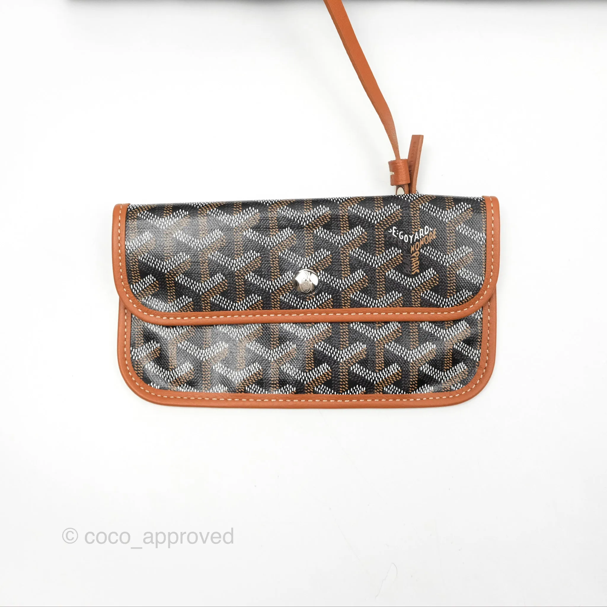 Goyard Bohme Hobo Bag Black & Tan
