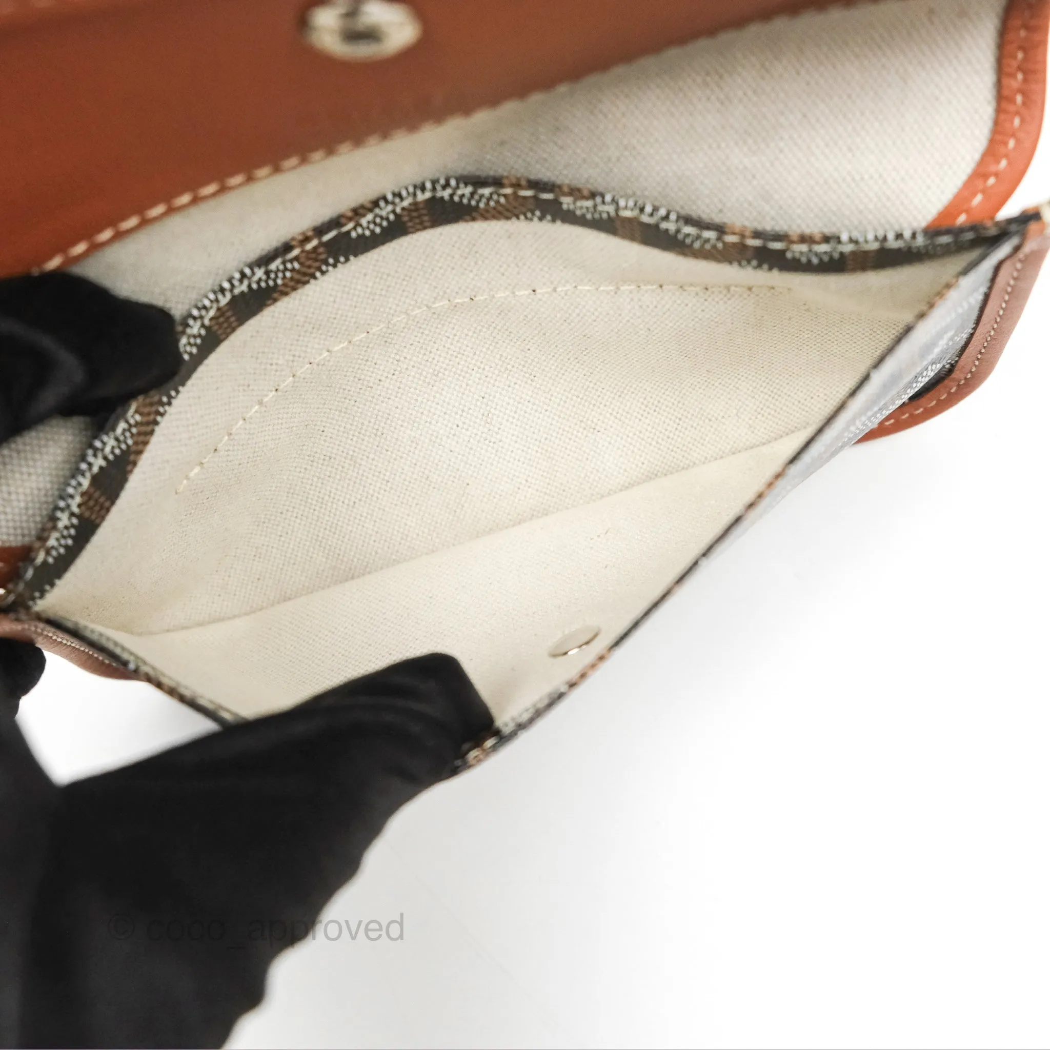 Goyard Bohme Hobo Bag Black & Tan