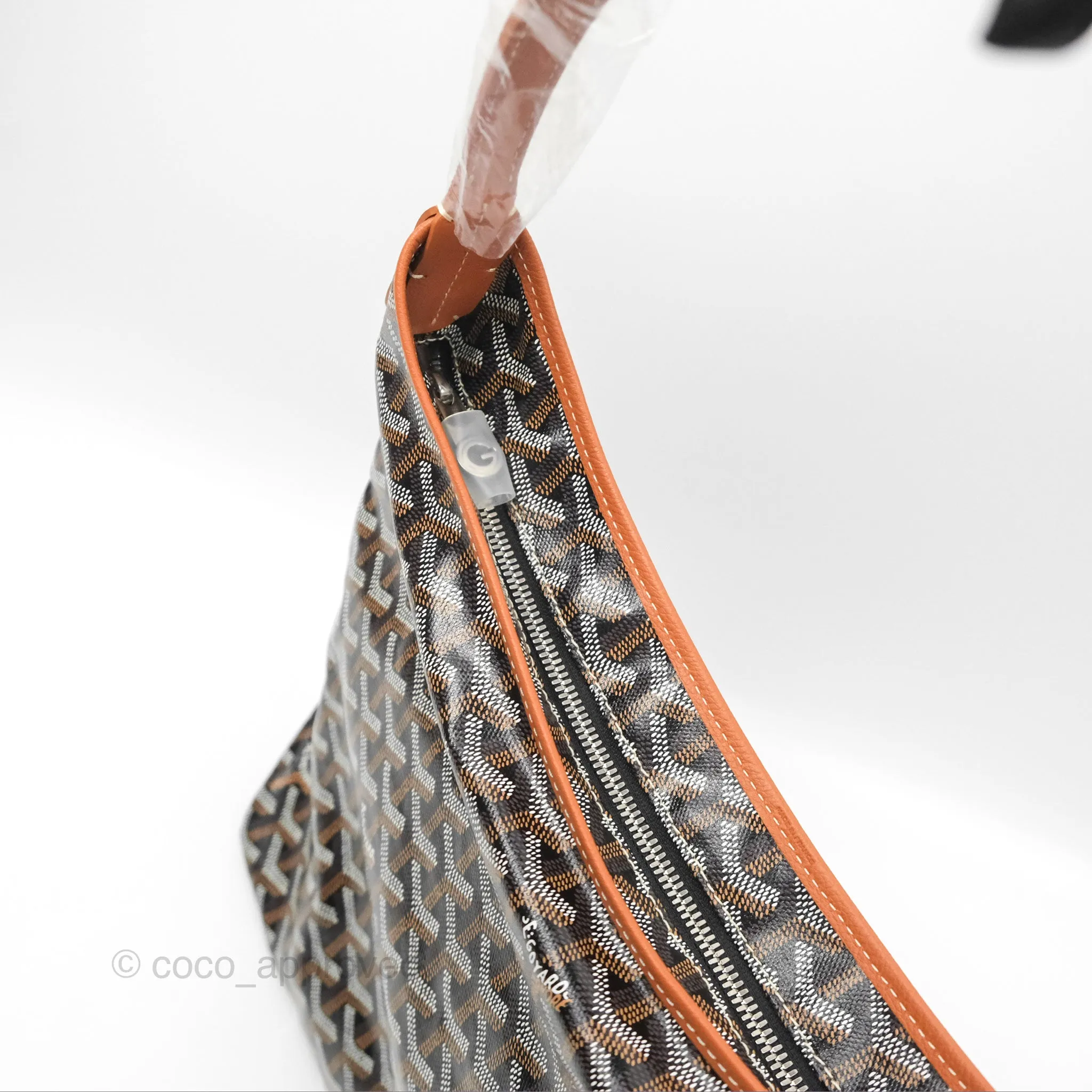 Goyard Bohme Hobo Bag Black & Tan