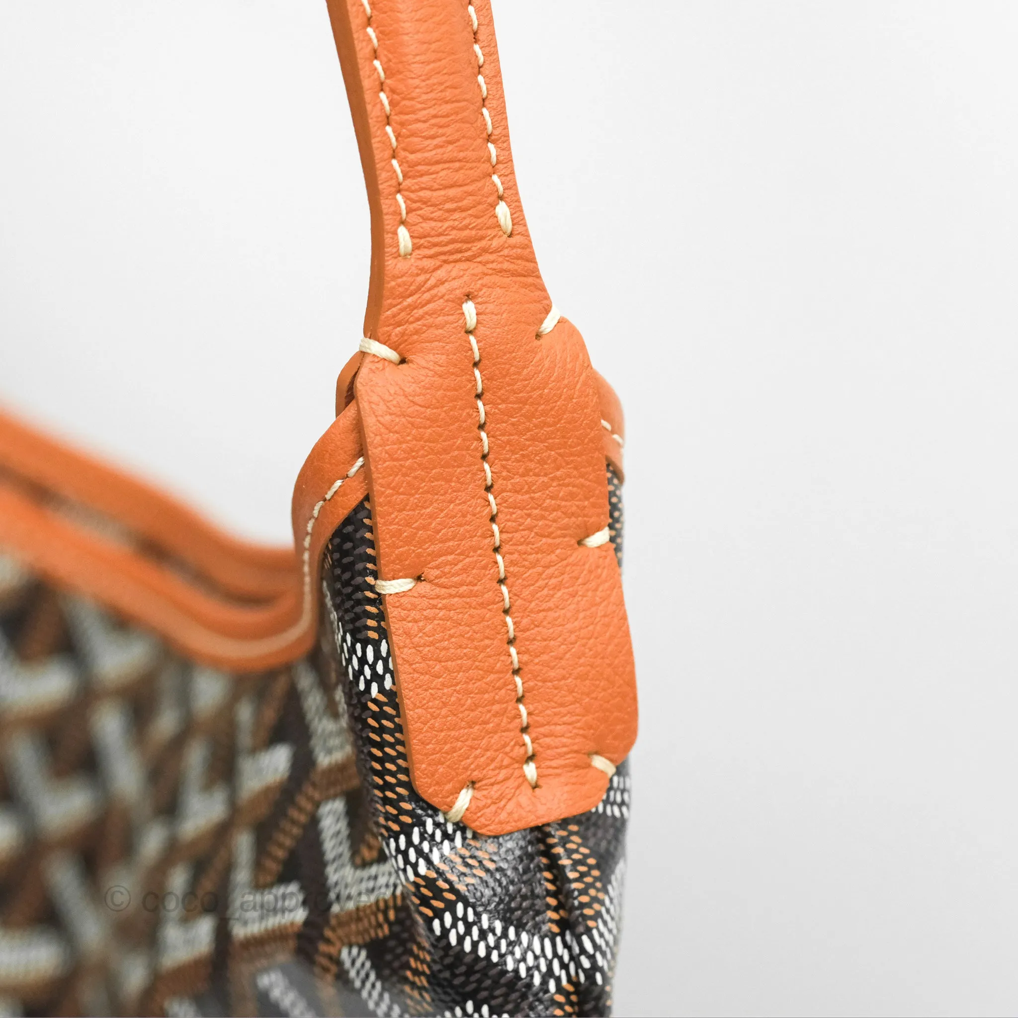 Goyard Bohme Hobo Bag Black & Tan