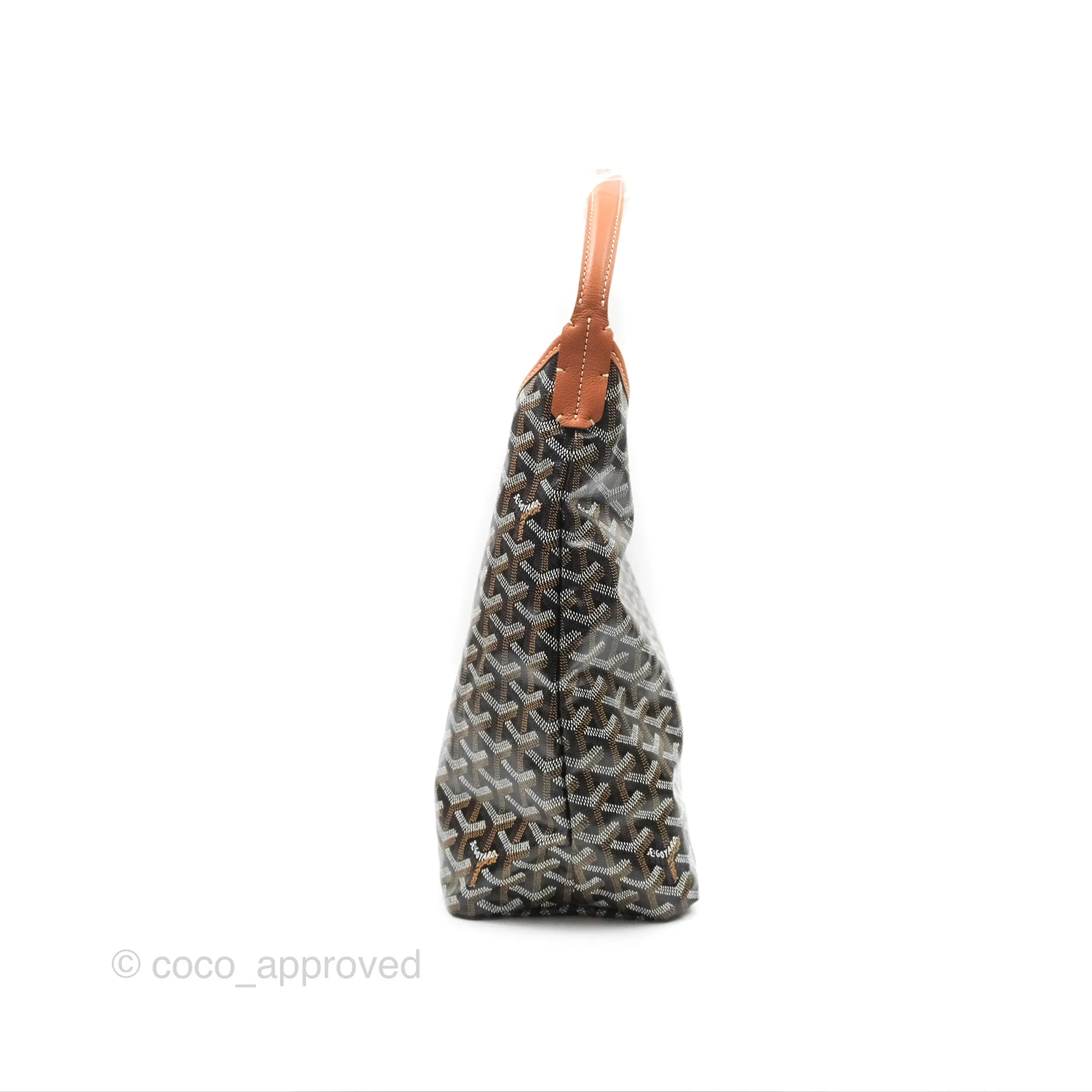 Goyard Bohme Hobo Bag Black & Tan