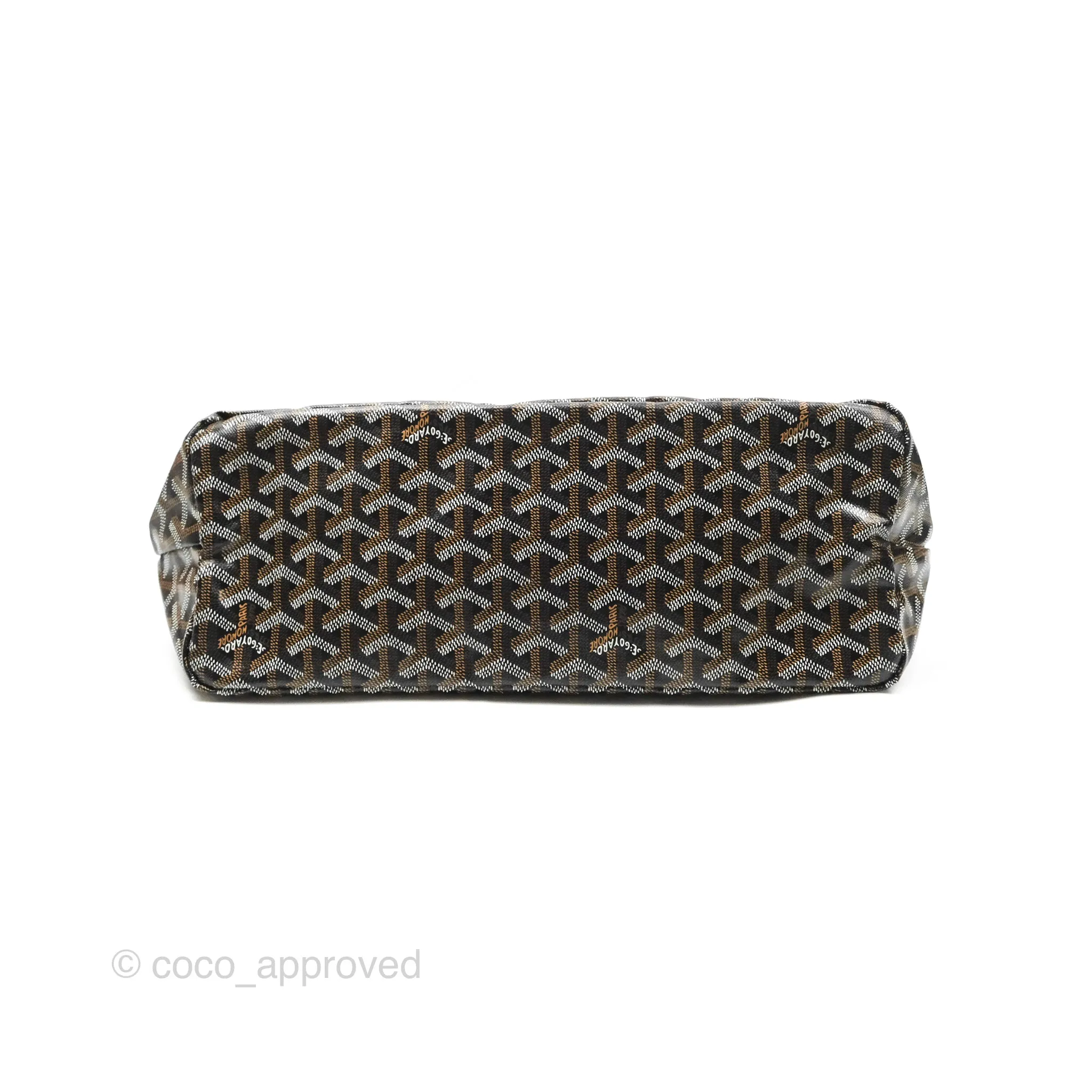 Goyard Bohme Hobo Bag Black & Tan