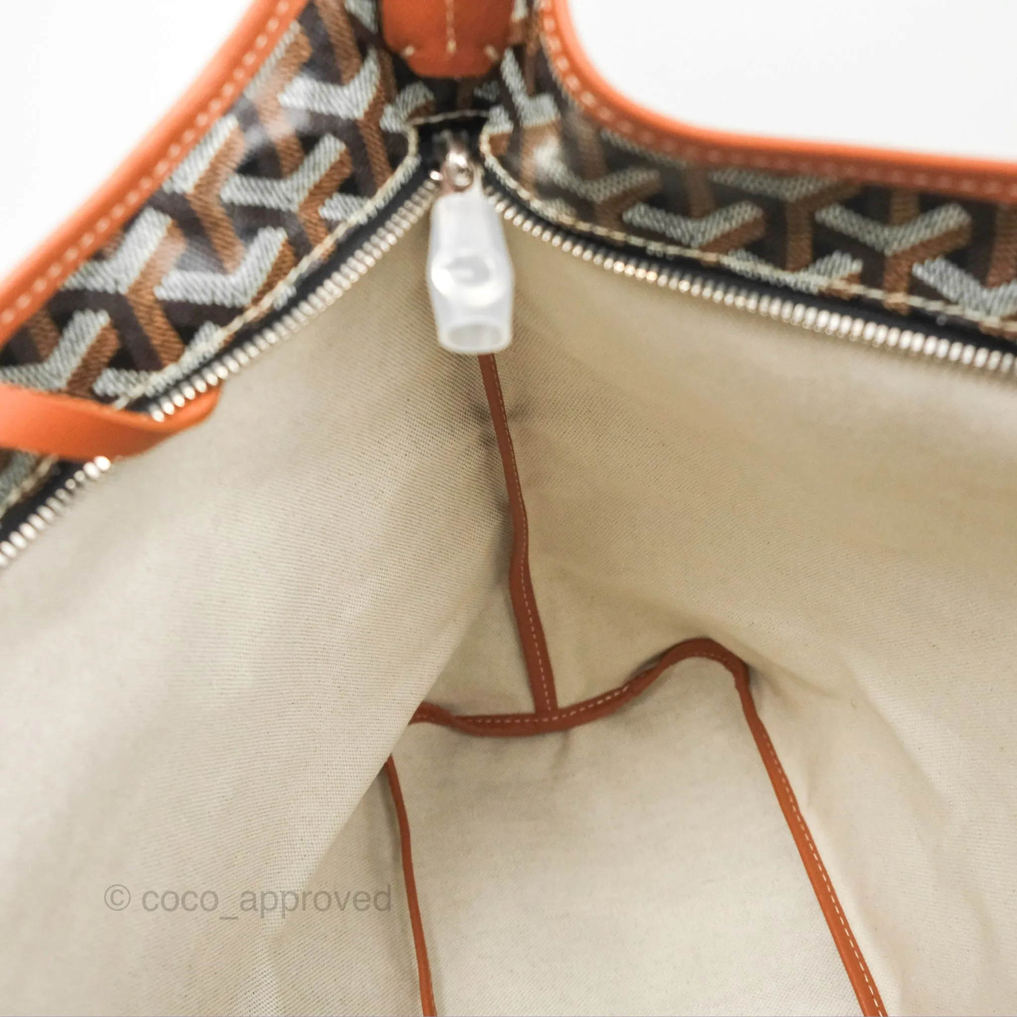 Goyard Bohme Hobo Bag Black & Tan