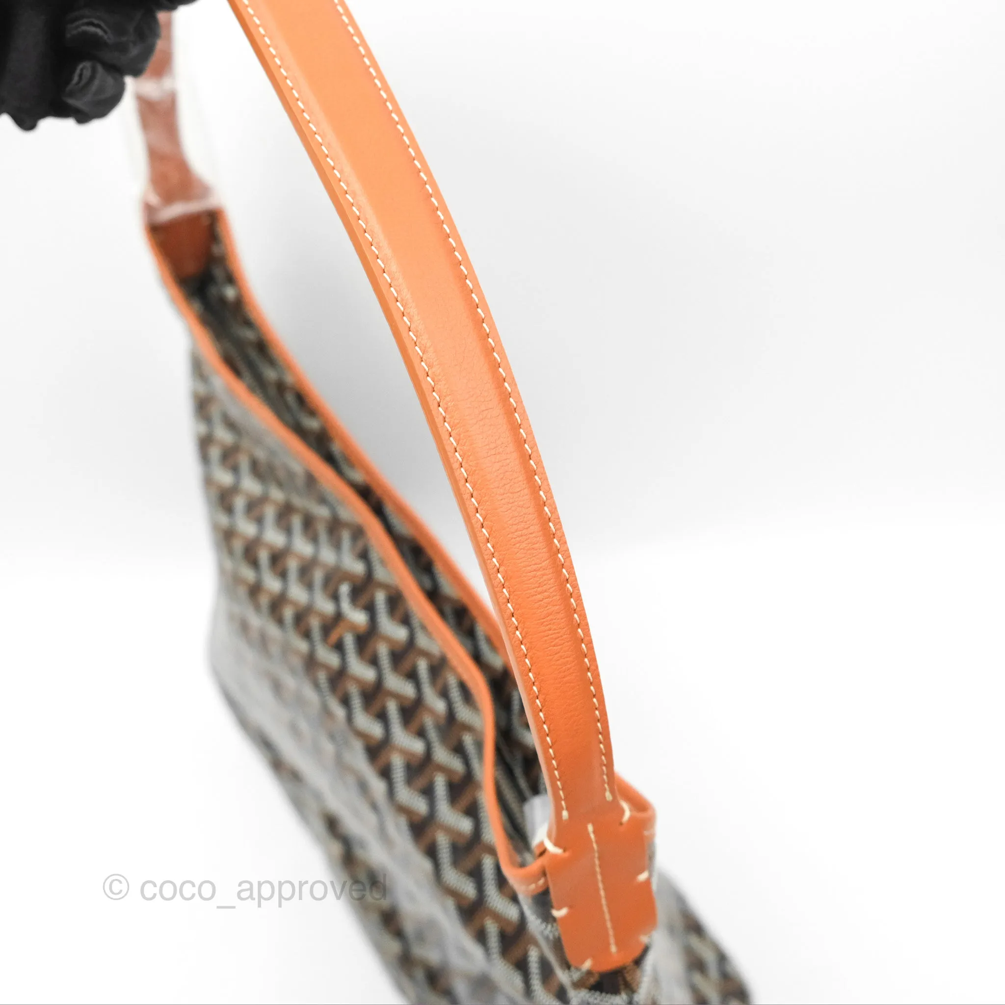 Goyard Bohme Hobo Bag Black & Tan
