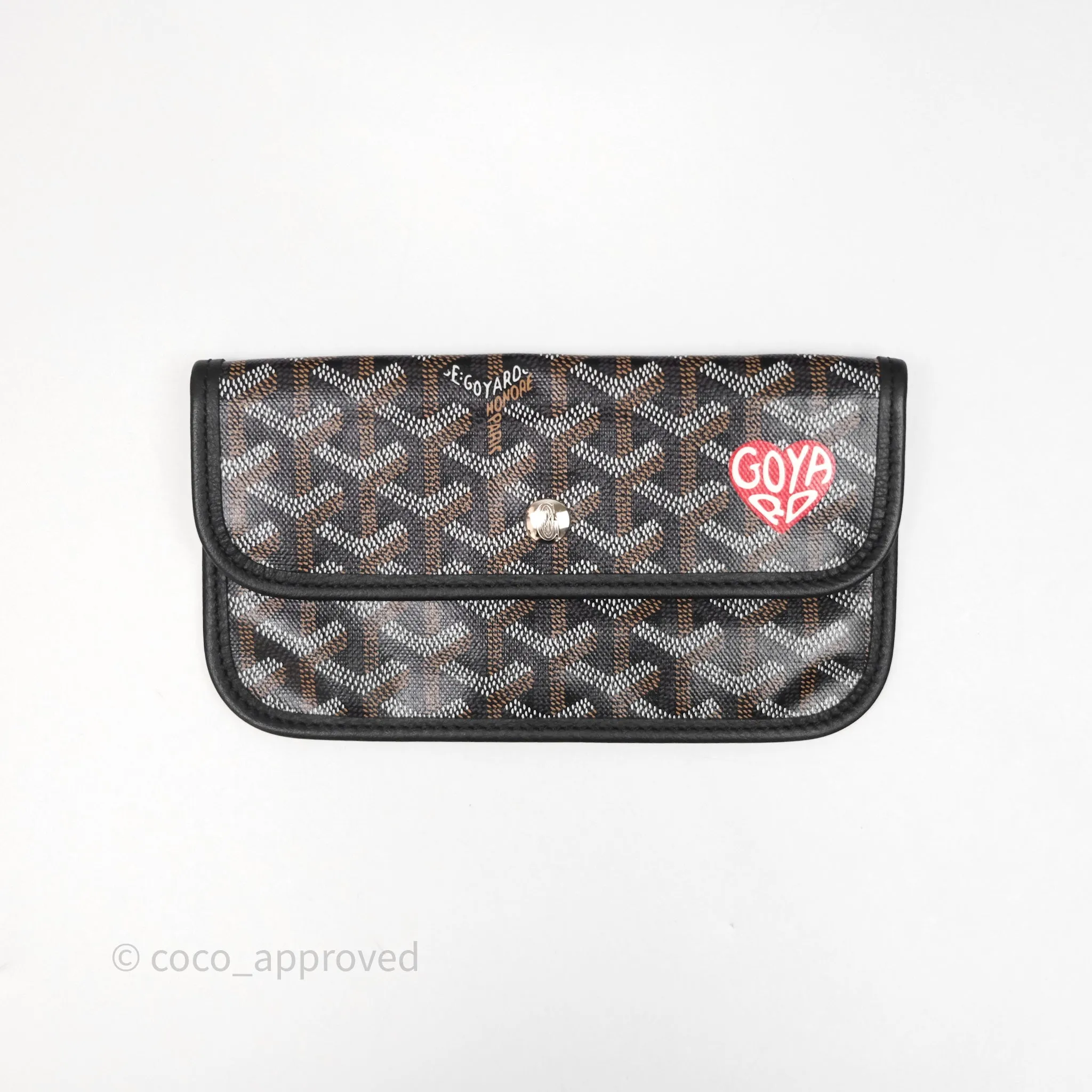 Goyard Bohme Hobo Bag Black Goyardine Canvas