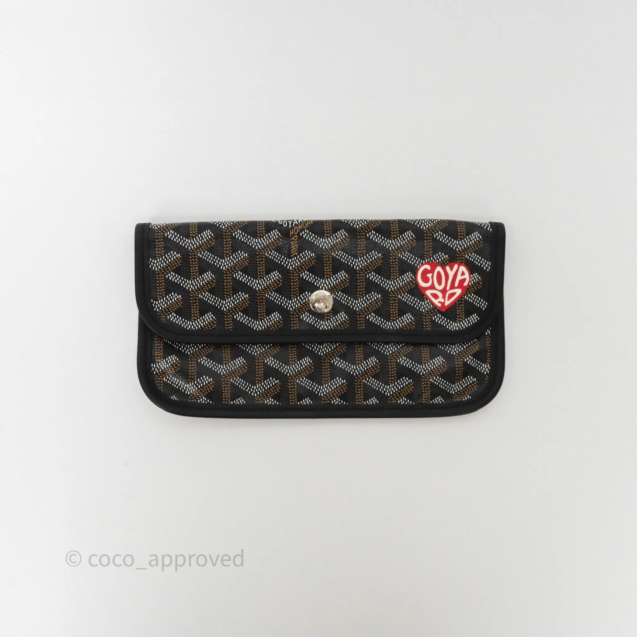 Goyard Bohme Hobo Bag Black Goyardine Canvas