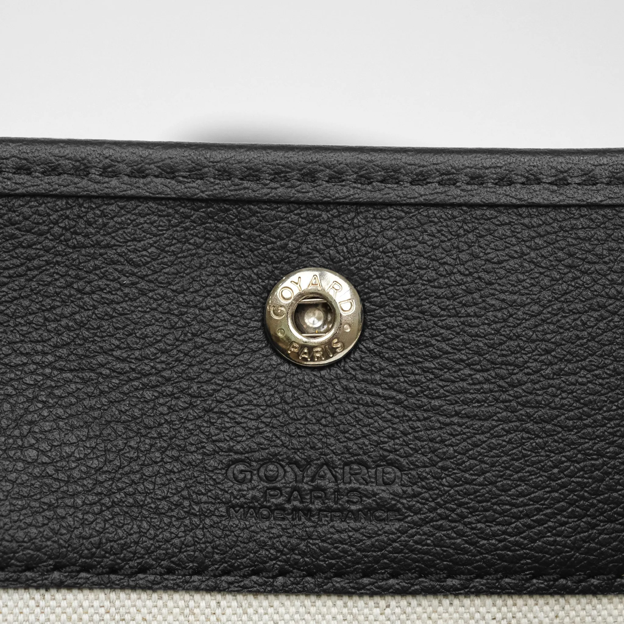 Goyard Bohme Hobo Bag Black Goyardine Canvas