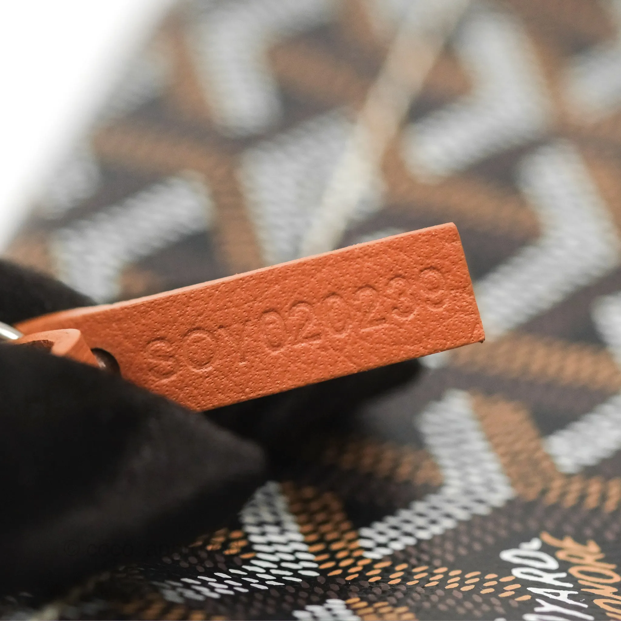 Goyard Bohme Hobo Bag Black/Tan Goyardine Canvas