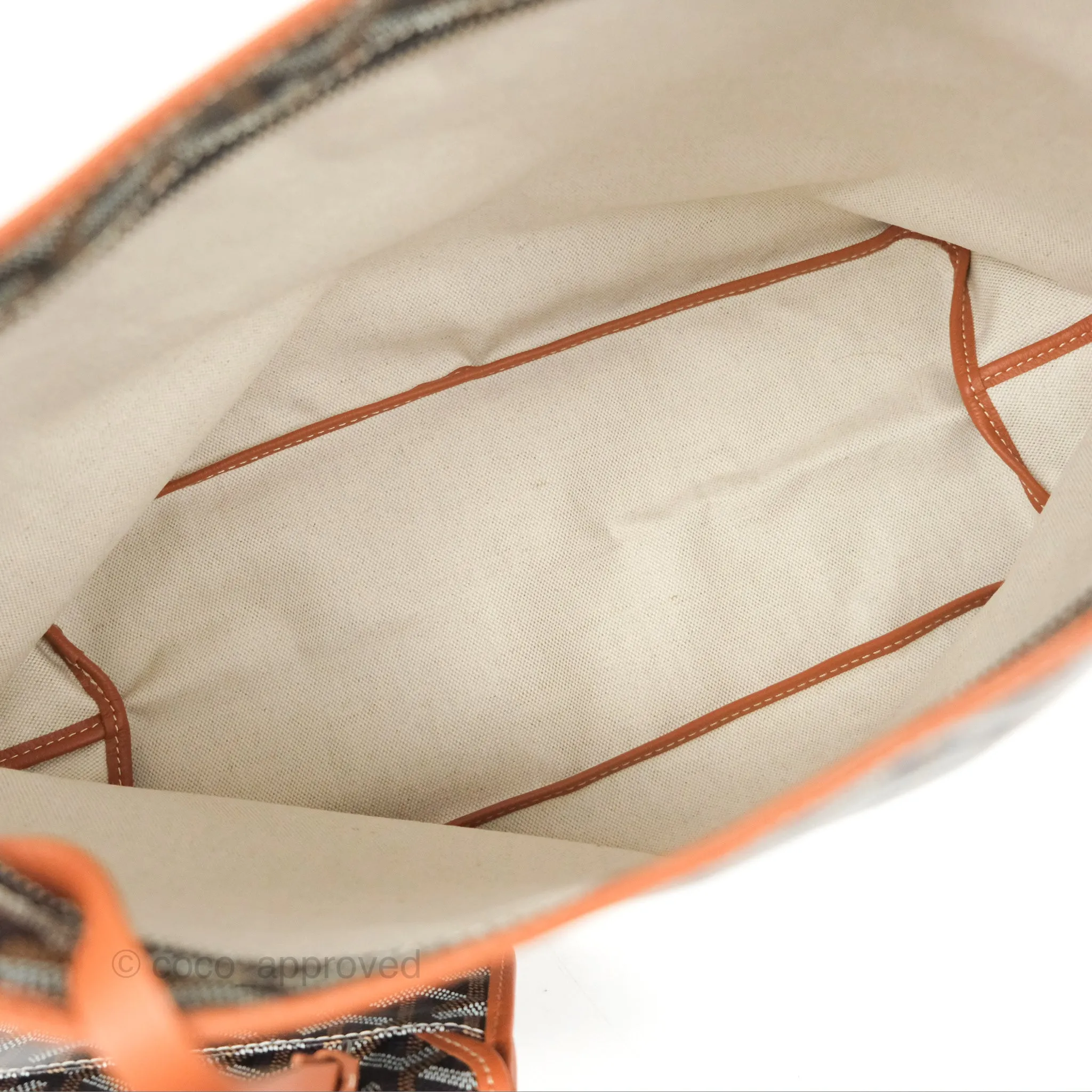 Goyard Bohme Hobo Bag Black/Tan Goyardine Canvas