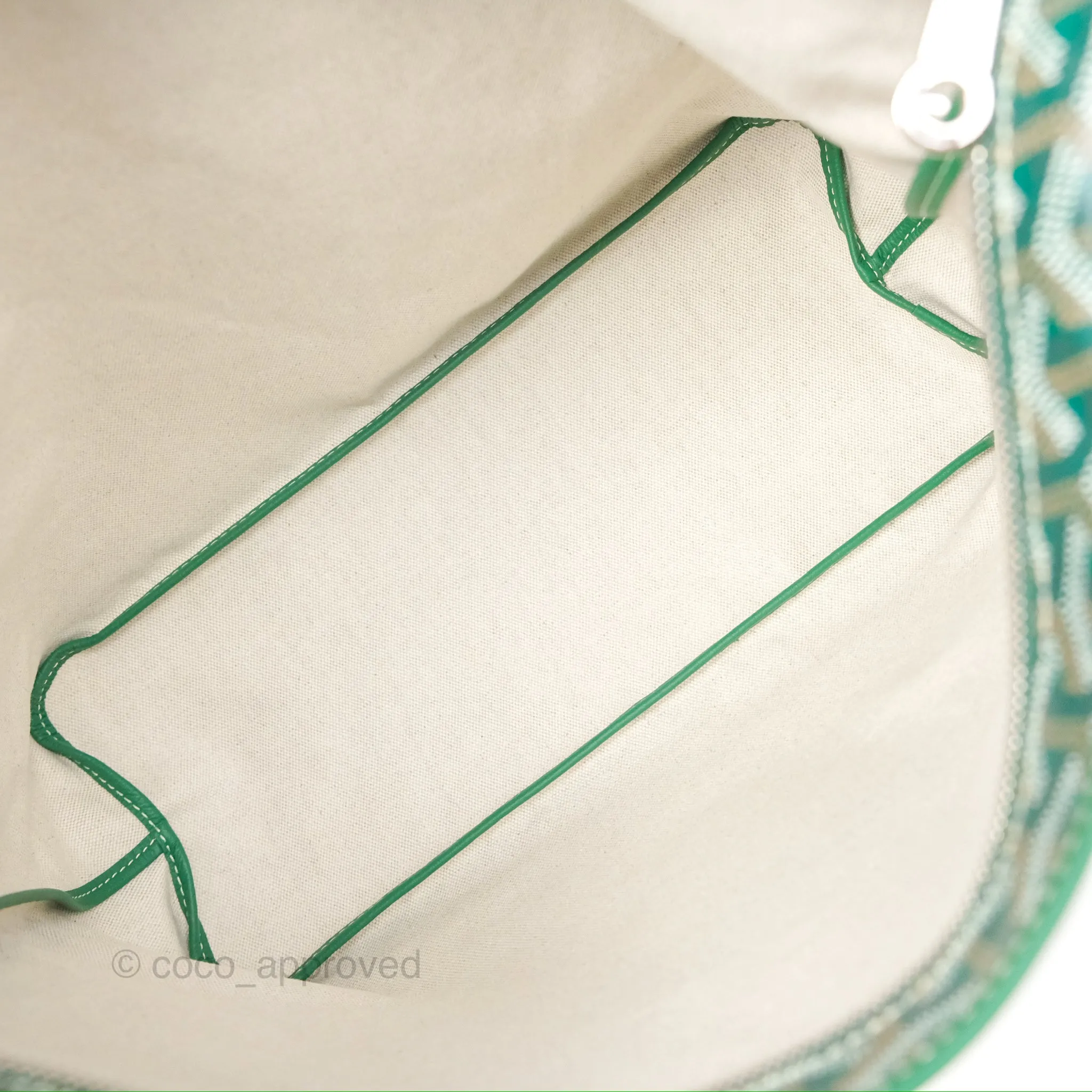 Goyard Bohme Hobo Bag Green Goyardine Canvas