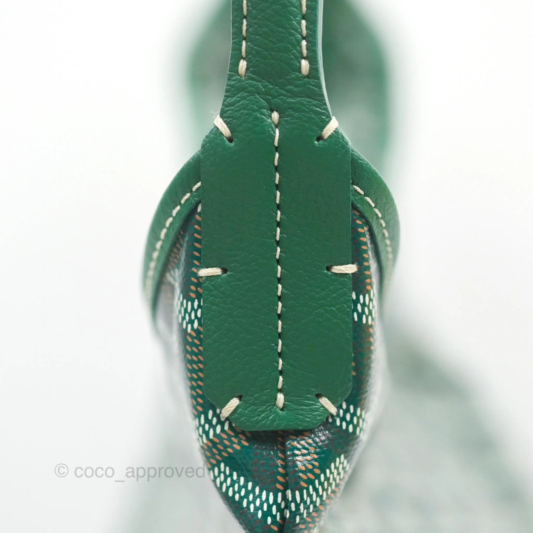 Goyard Bohme Hobo Bag Green Goyardine Canvas