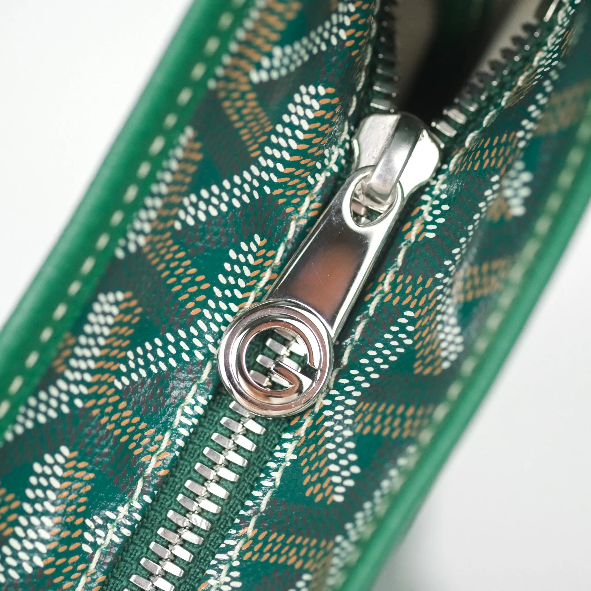 Goyard Bohme Hobo Bag Green Goyardine Canvas
