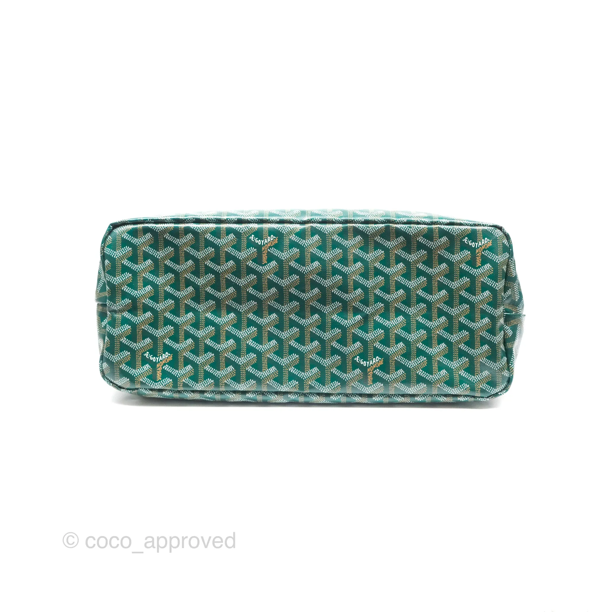 Goyard Bohme Hobo Bag Green Goyardine Canvas