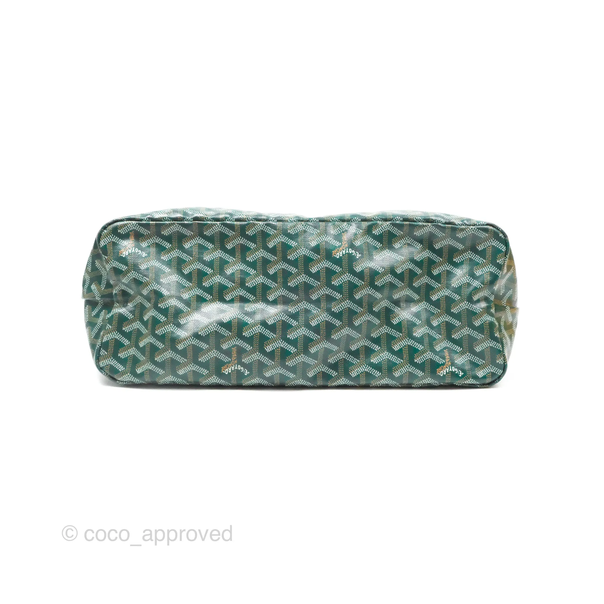 Goyard Bohme Hobo Bag Green Goyardine Canvas