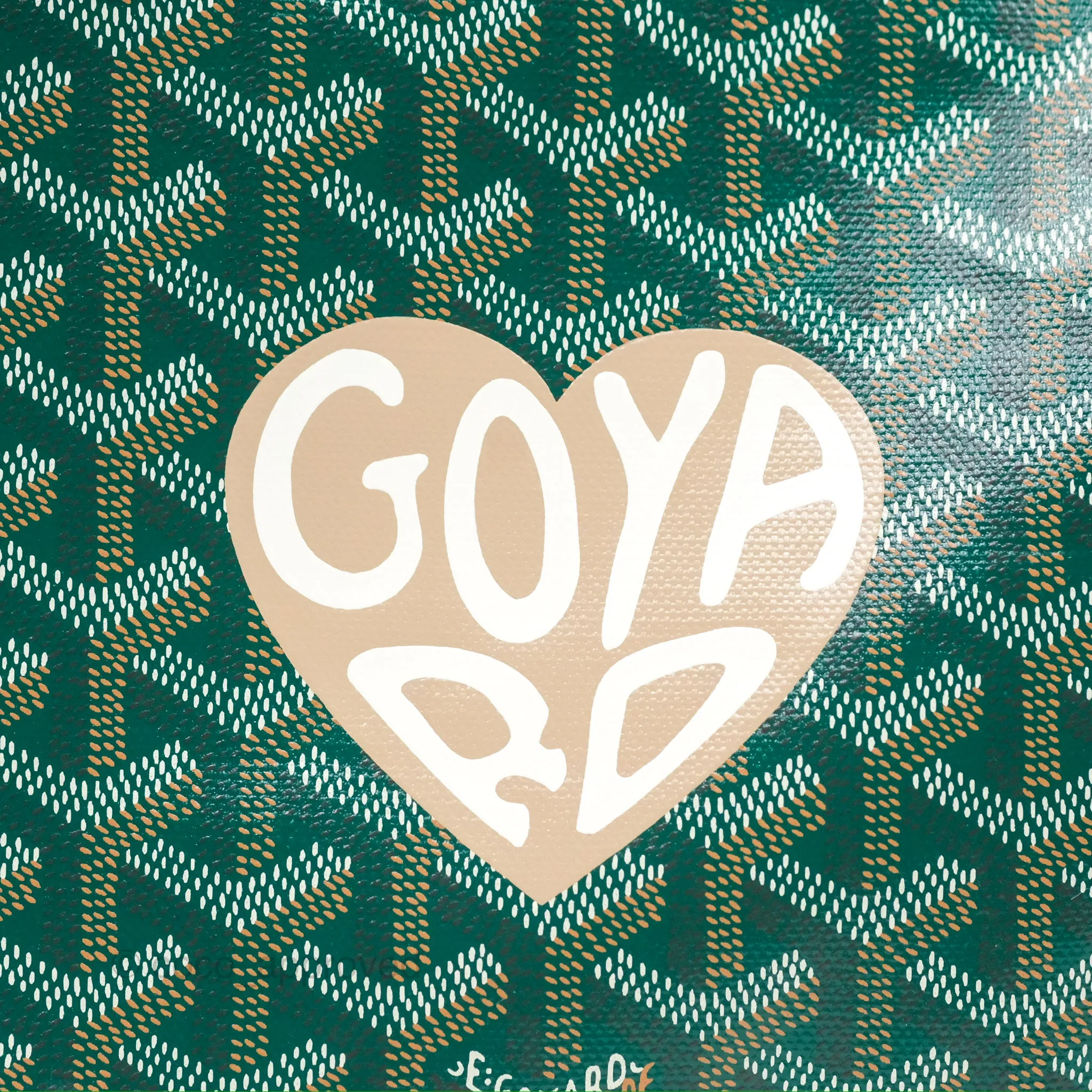 Goyard Bohme Hobo Bag Green Goyardine Canvas