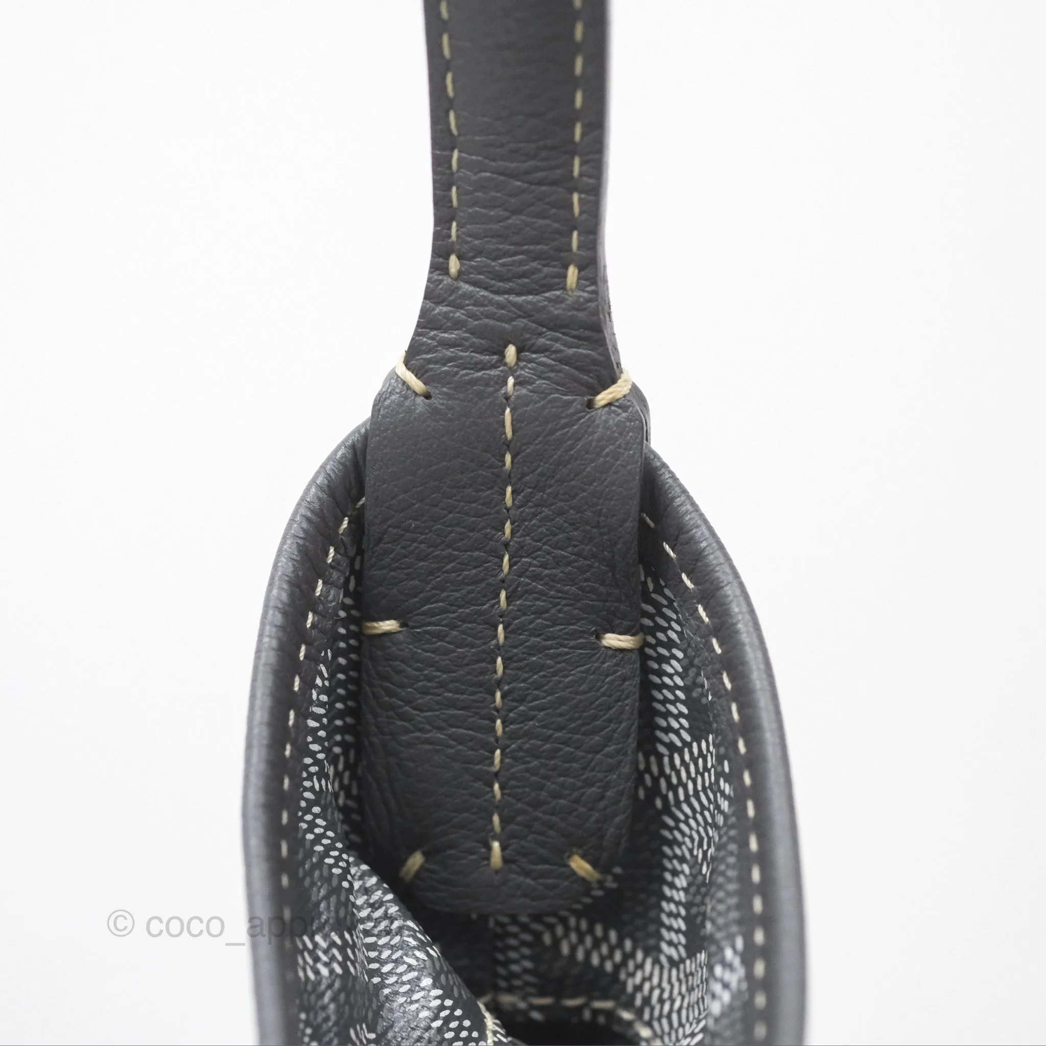Goyard Bohme Hobo Bag Grey Goyardine Canvas