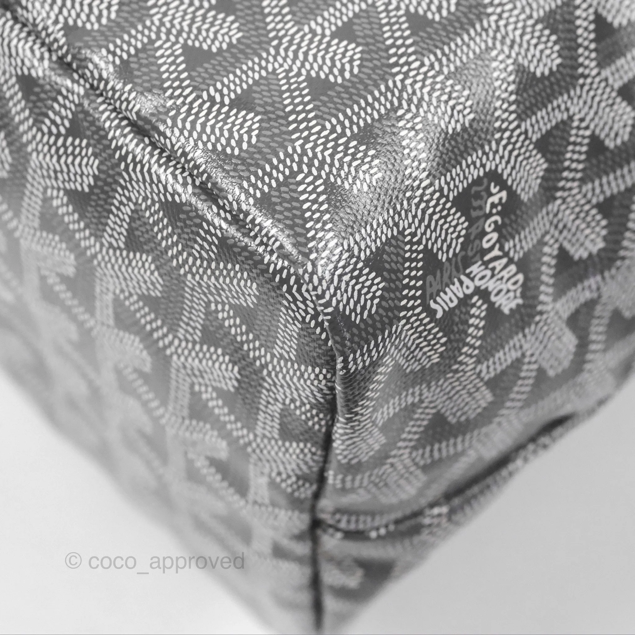 Goyard Bohme Hobo Bag Grey Goyardine Canvas