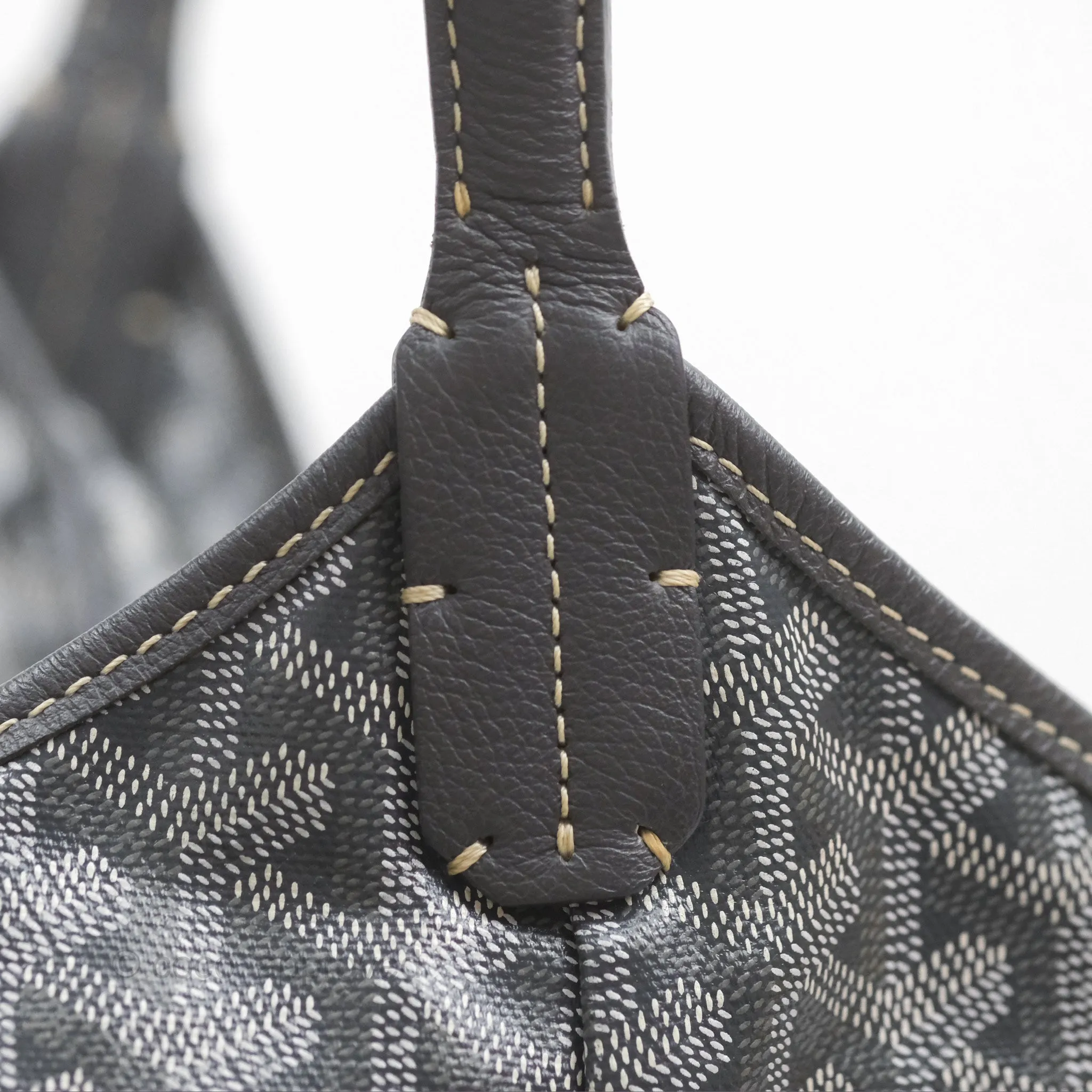 Goyard Bohme Hobo Bag Grey Goyardine Canvas
