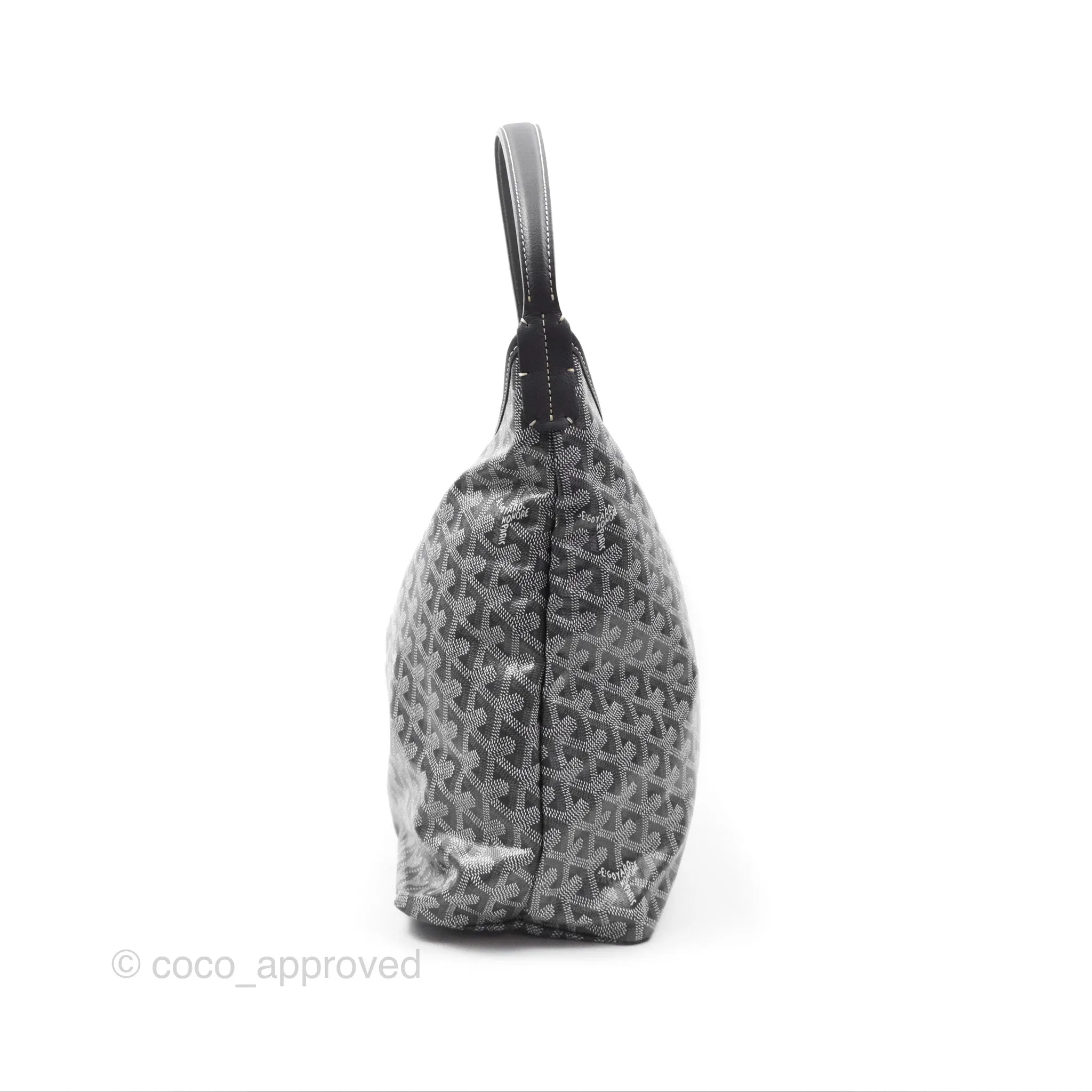 Goyard Bohme Hobo Bag Grey Goyardine Canvas
