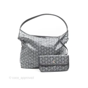 Goyard Bohme Hobo Bag Grey Goyardine Canvas