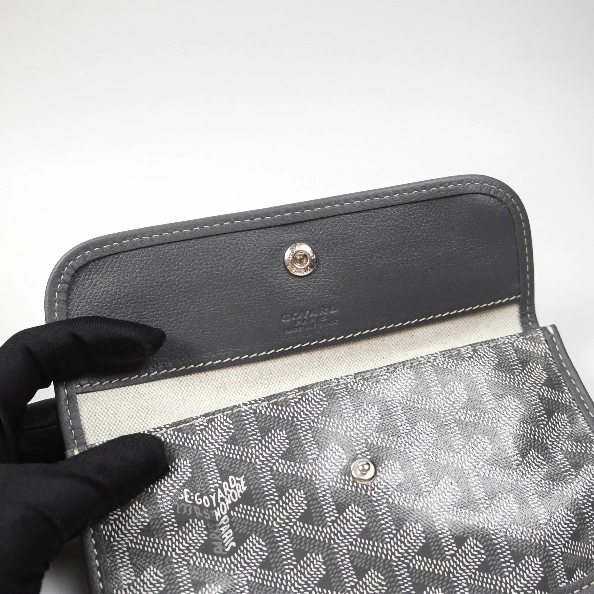 Goyard Bohme Hobo Bag Grey Goyardine Canvas
