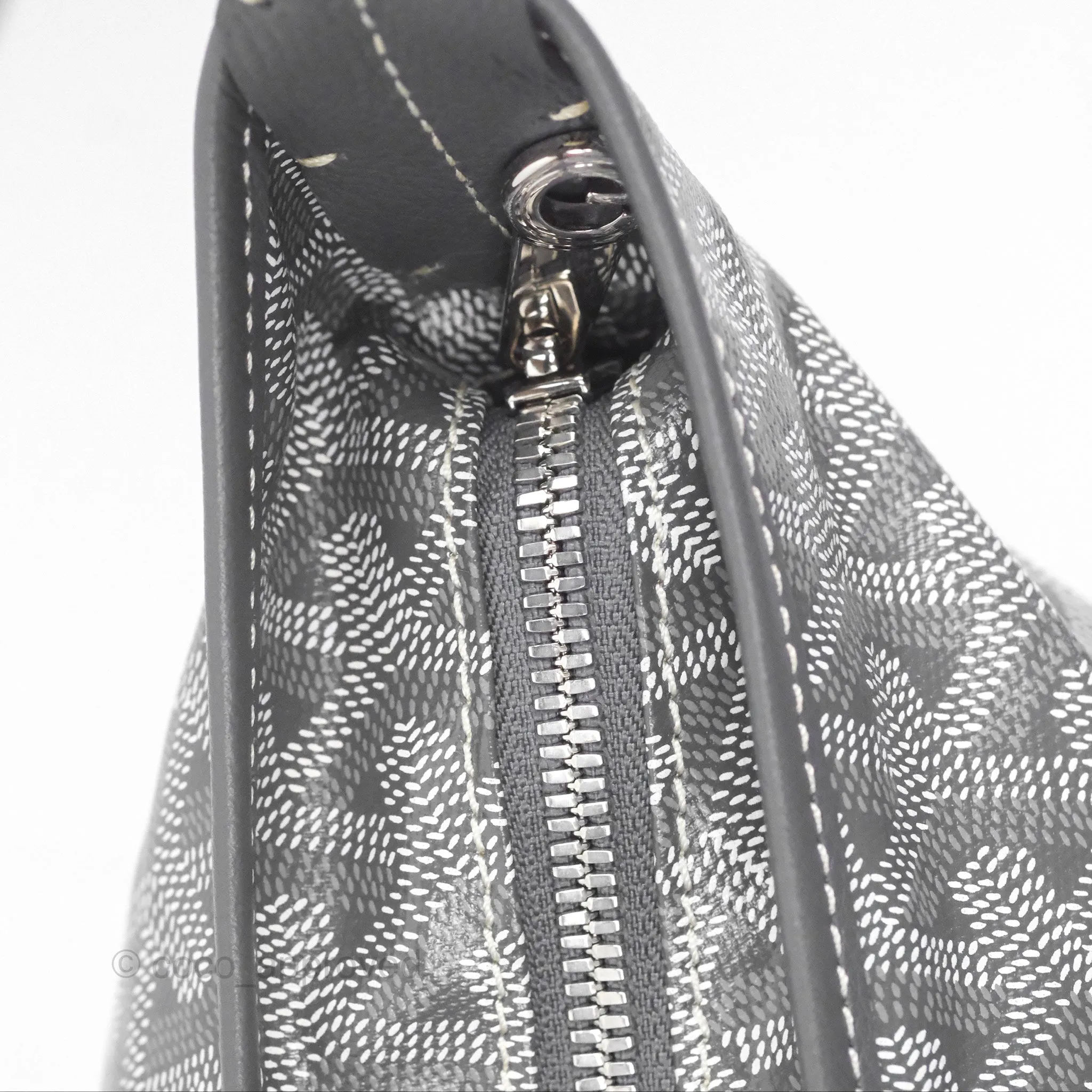 Goyard Bohme Hobo Bag Grey Goyardine Canvas