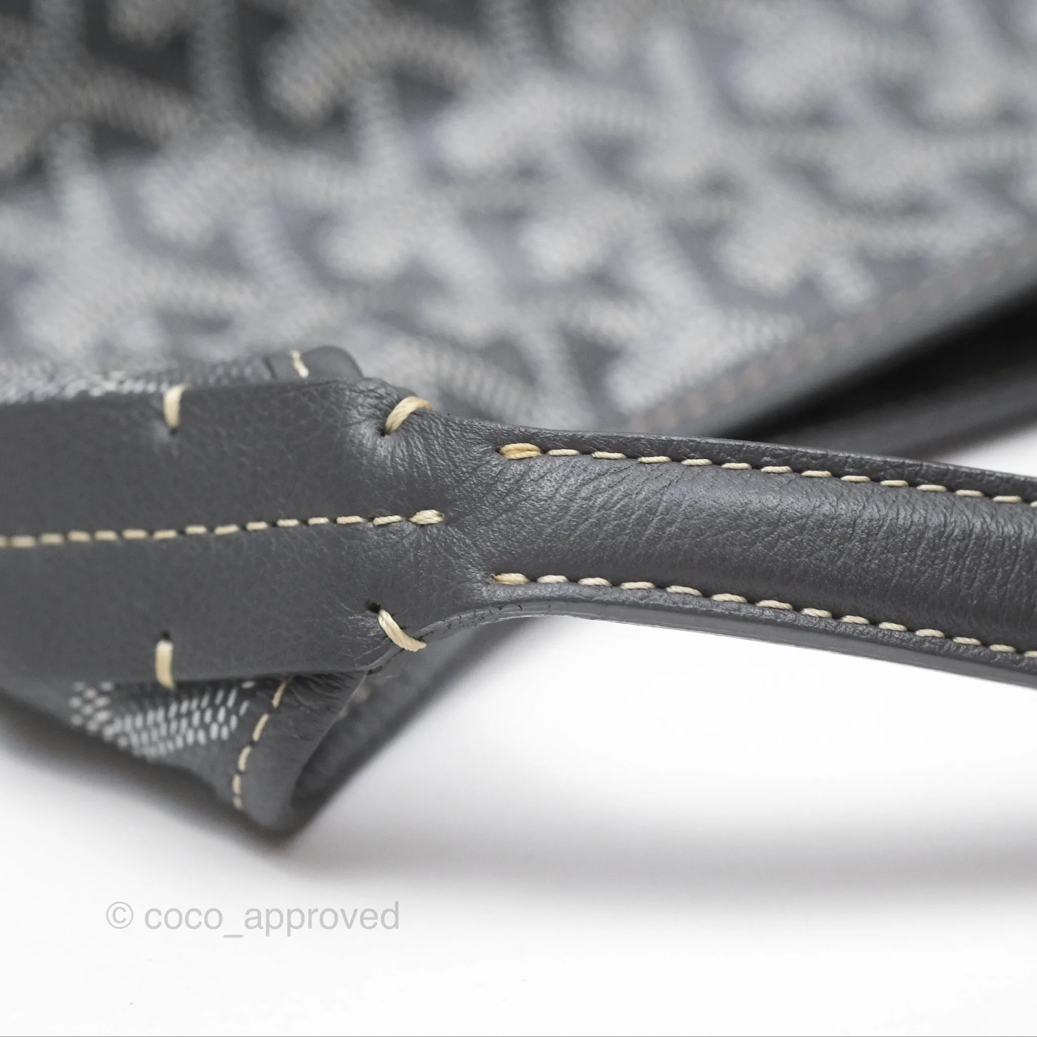 Goyard Bohme Hobo Bag Grey Goyardine Canvas