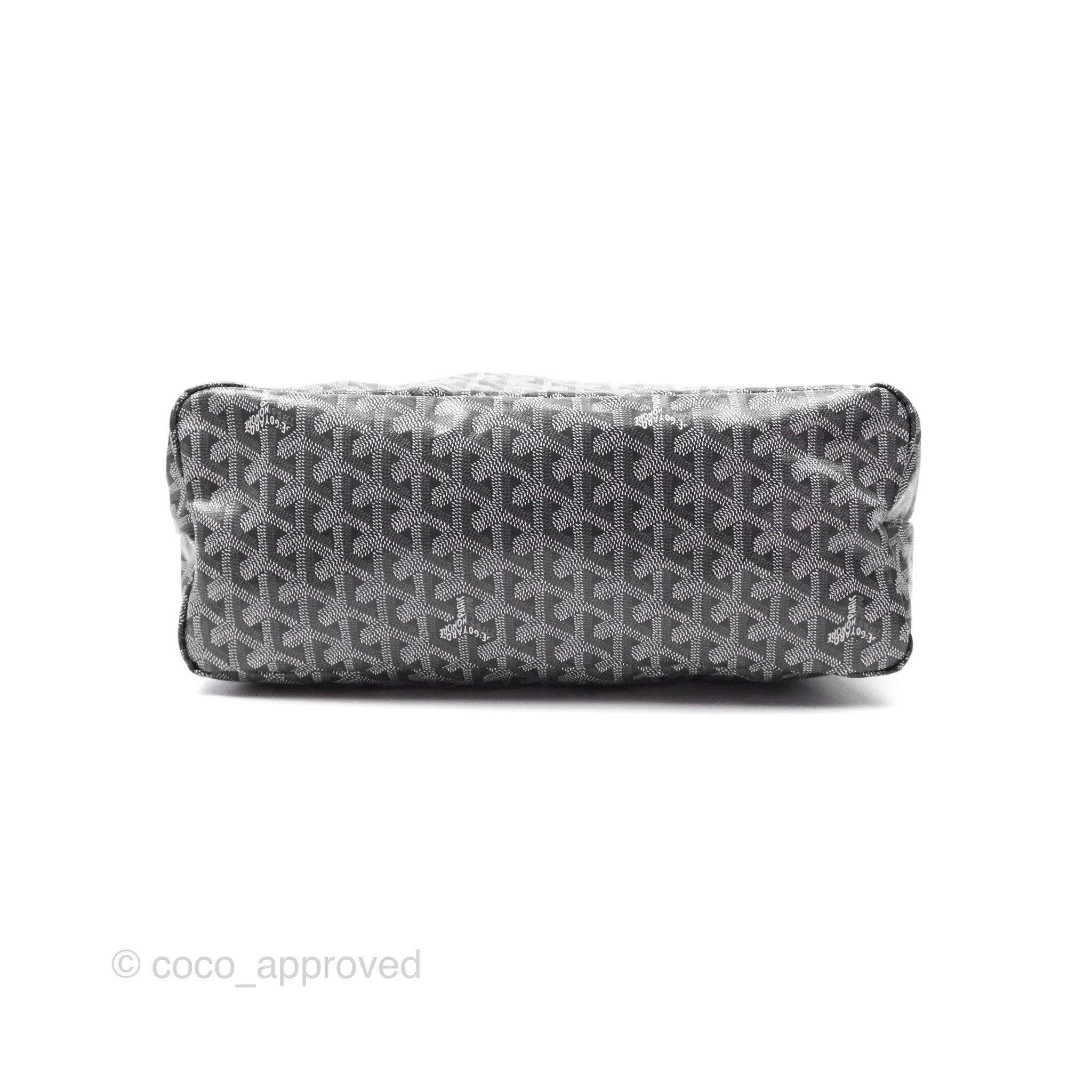 Goyard Bohme Hobo Bag Grey Goyardine Canvas
