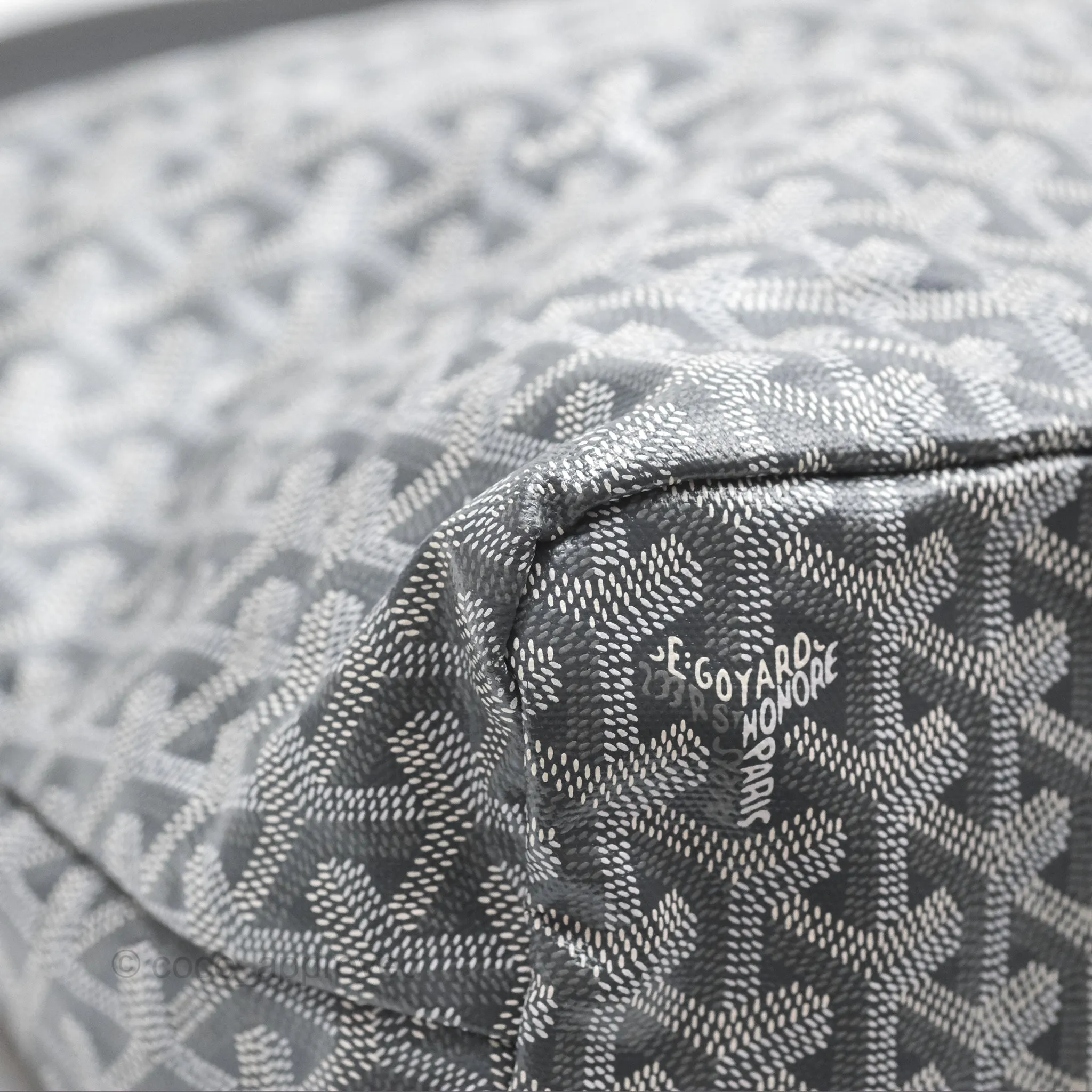 Goyard Bohme Hobo Bag Grey Goyardine Canvas
