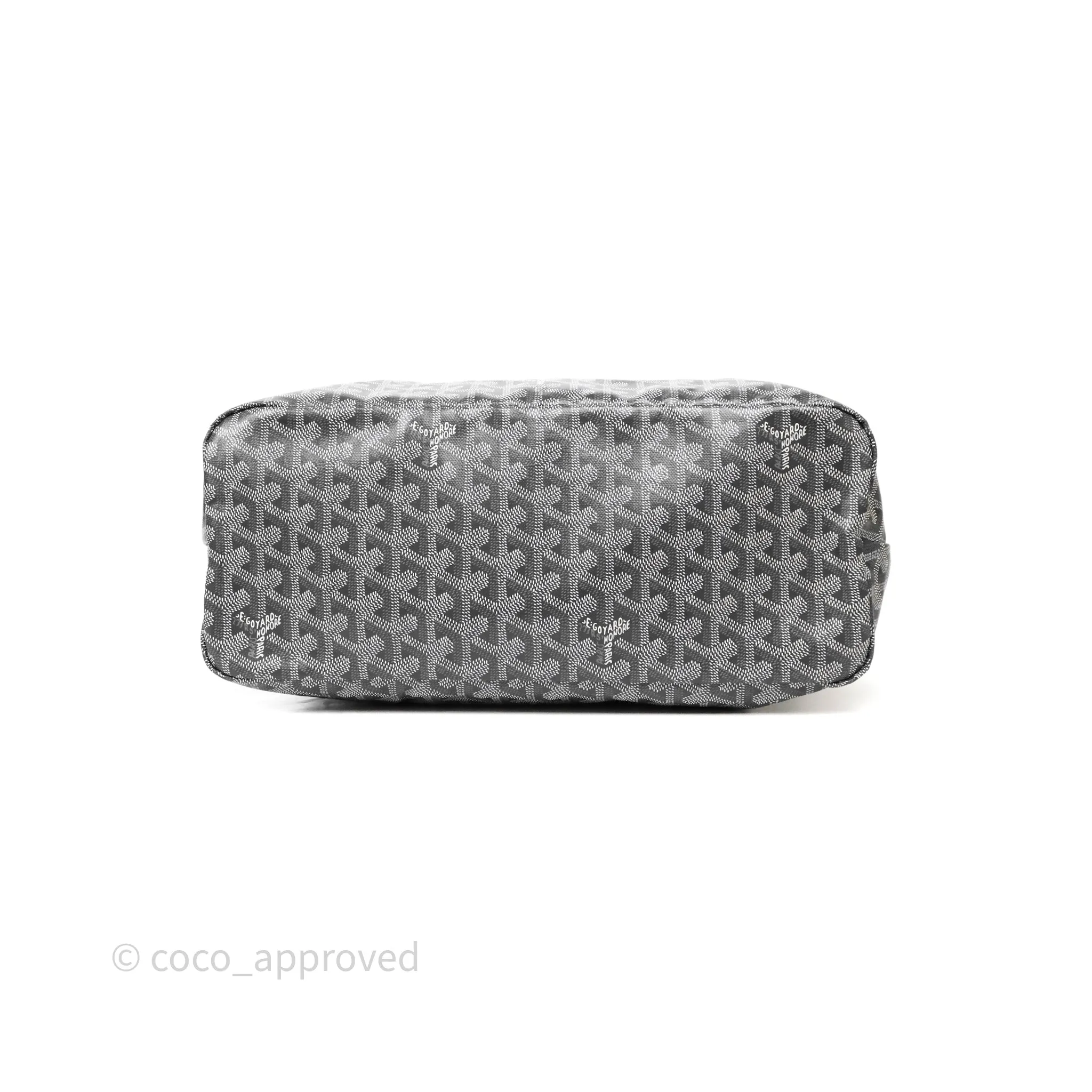 Goyard Bohme Hobo Bag Grey Goyardine Canvas