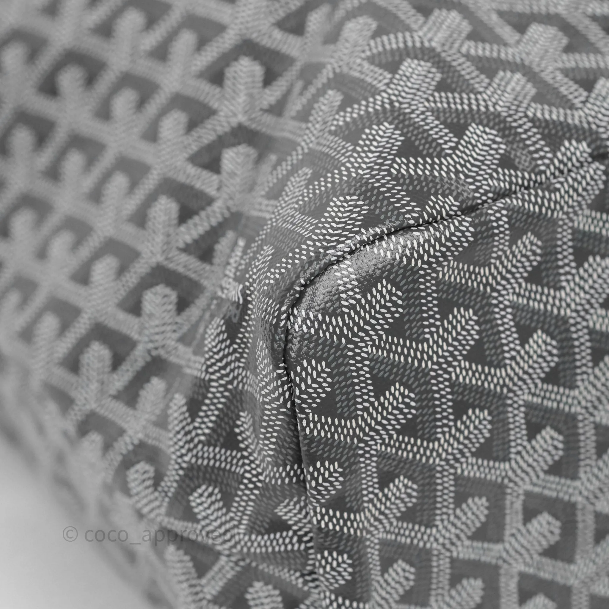 Goyard Bohme Hobo Bag Grey Goyardine Canvas