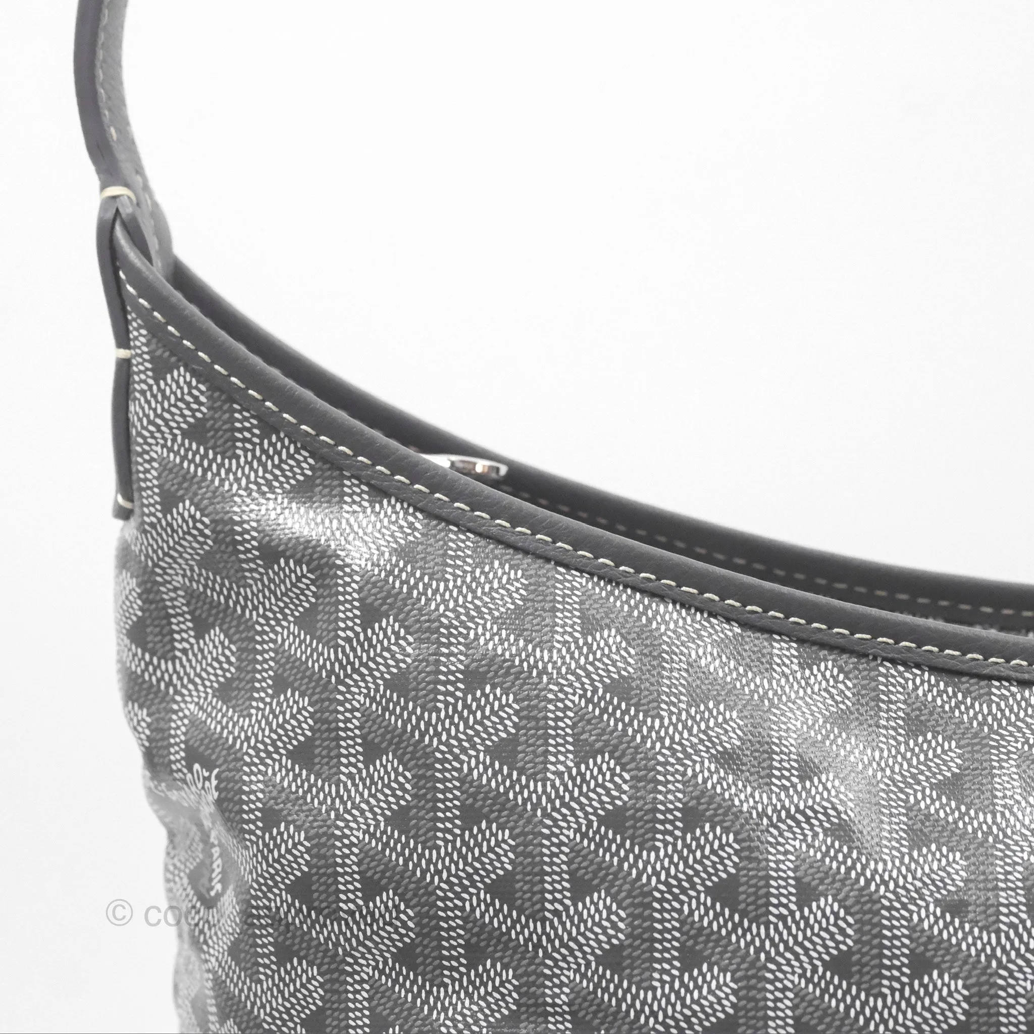 Goyard Bohme Hobo Bag Grey Goyardine Canvas