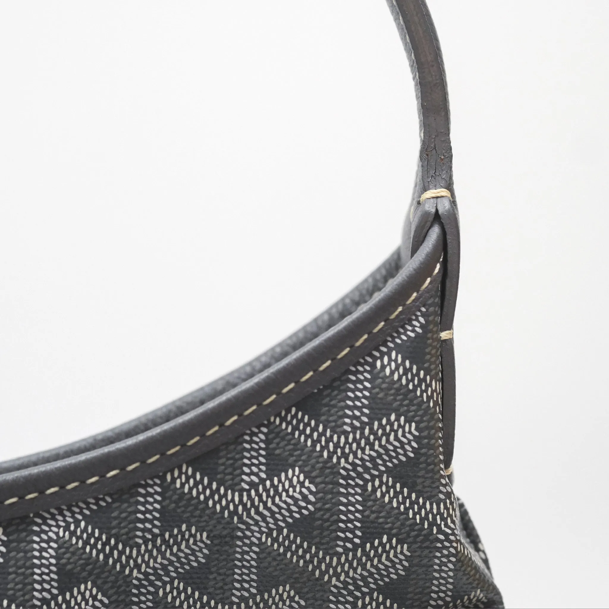 Goyard Bohme Hobo Bag Grey Goyardine Canvas