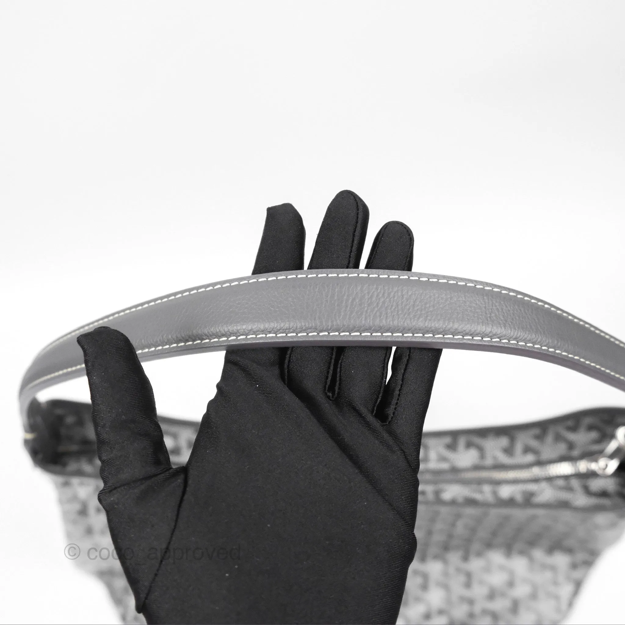 Goyard Bohme Hobo Bag Grey Goyardine Canvas