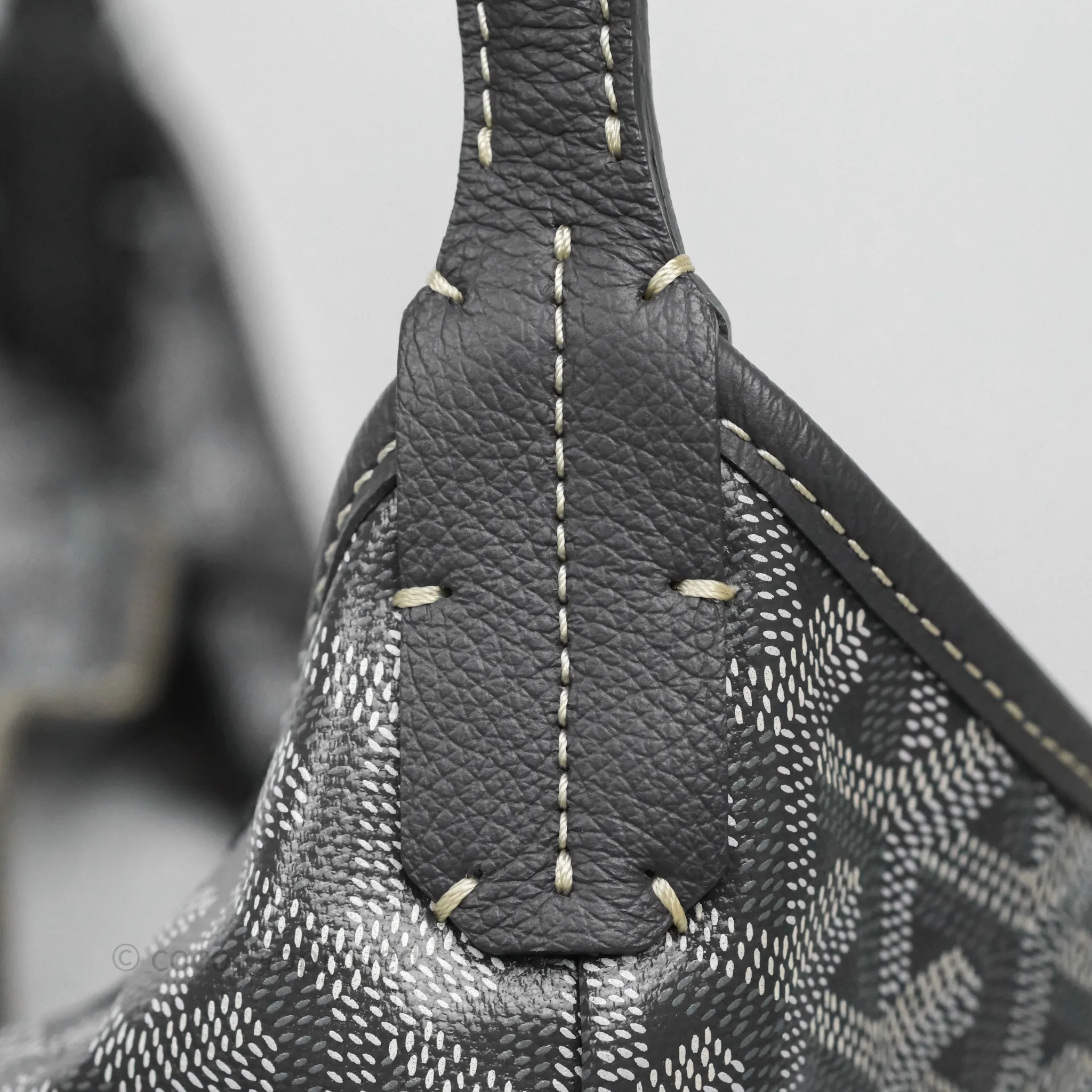 Goyard Bohme Hobo Bag Grey Goyardine Canvas
