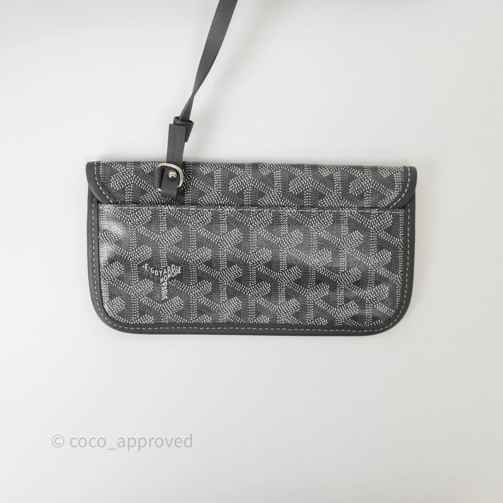 Goyard Bohme Hobo Bag Grey Goyardine Canvas