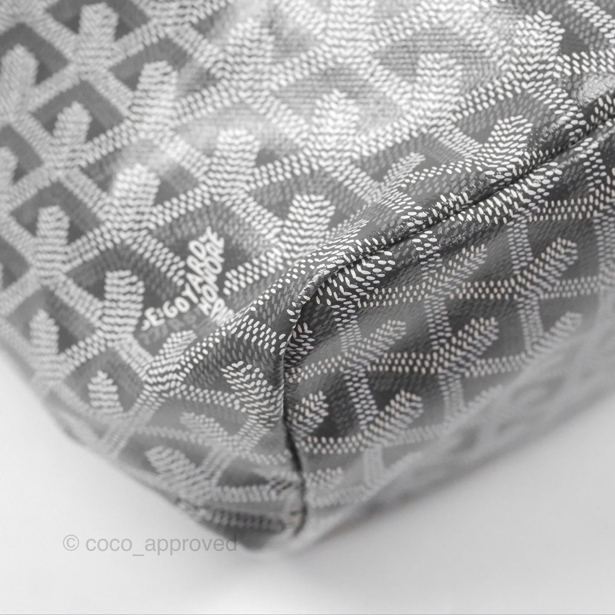 Goyard Bohme Hobo Bag Grey Goyardine Canvas