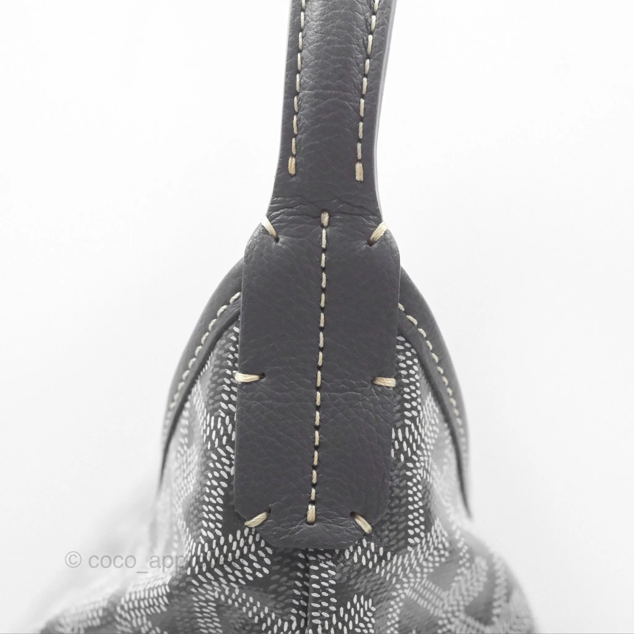 Goyard Bohme Hobo Bag Grey Goyardine Canvas