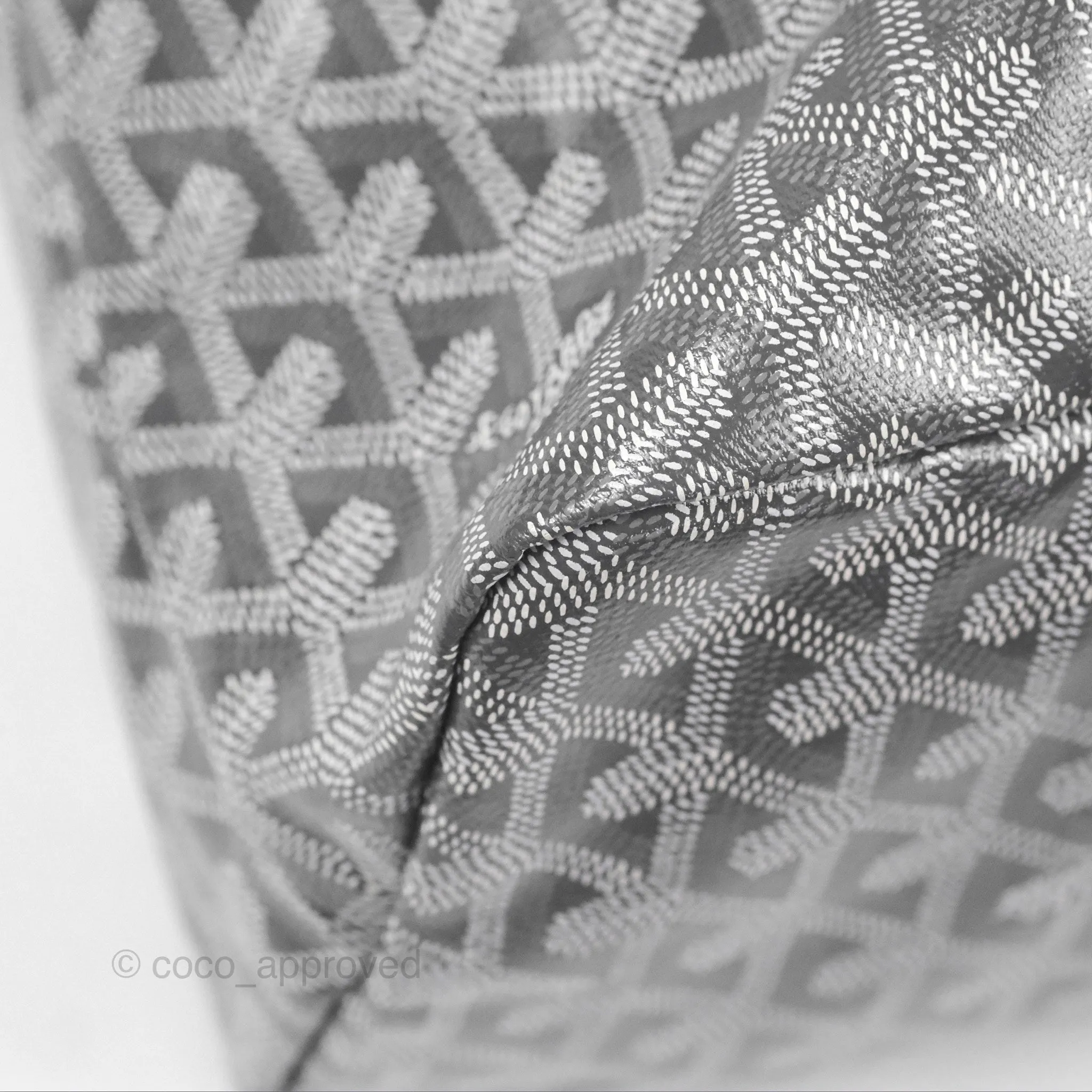 Goyard Bohme Hobo Bag Grey Goyardine Canvas