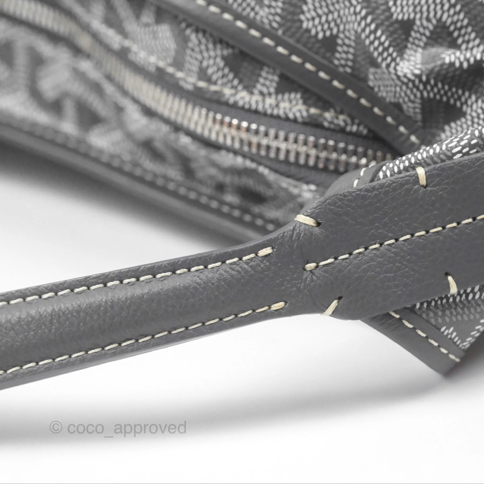 Goyard Bohme Hobo Bag Grey Goyardine Canvas